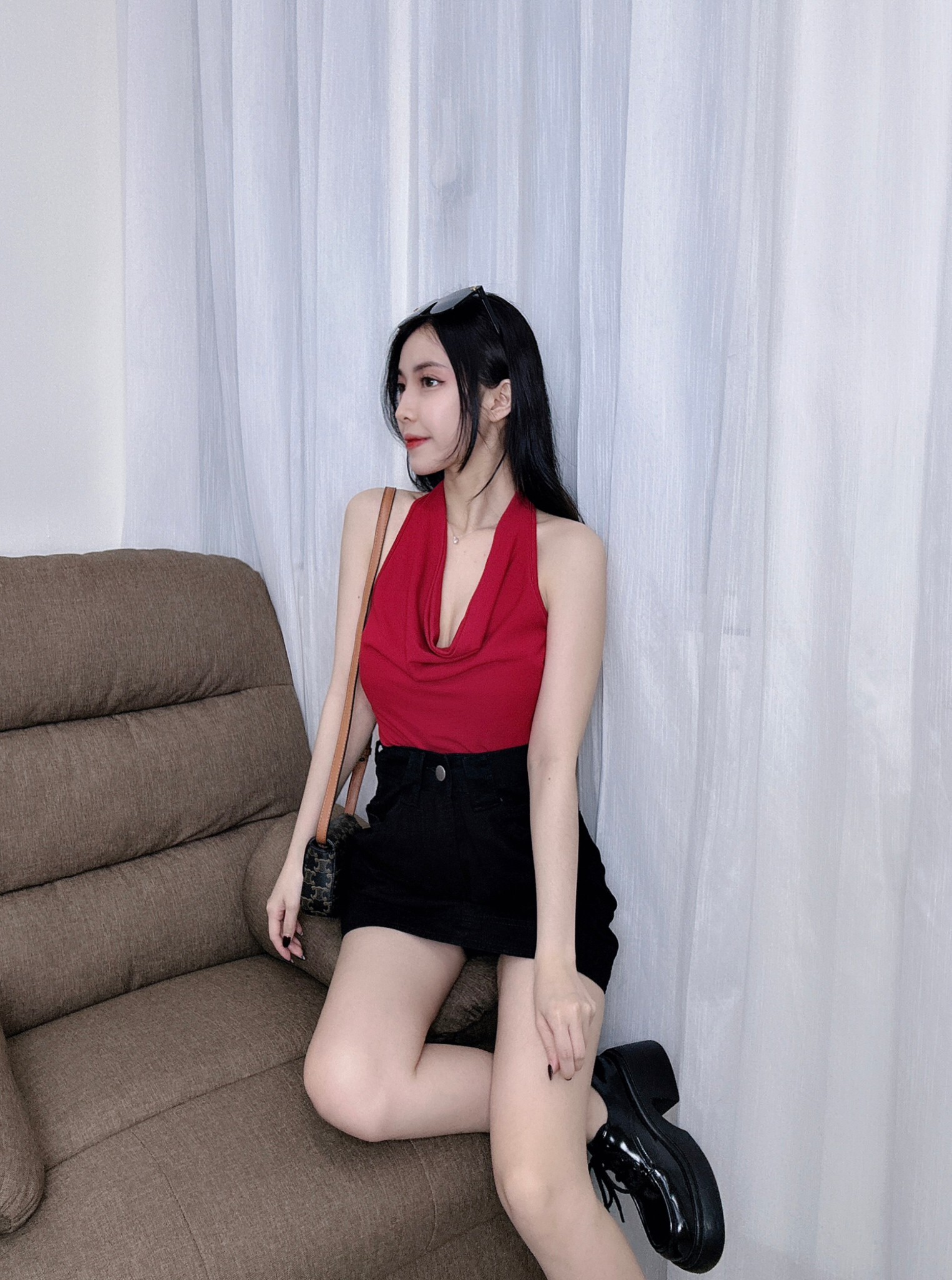 #1882牛仔彈力褲裙