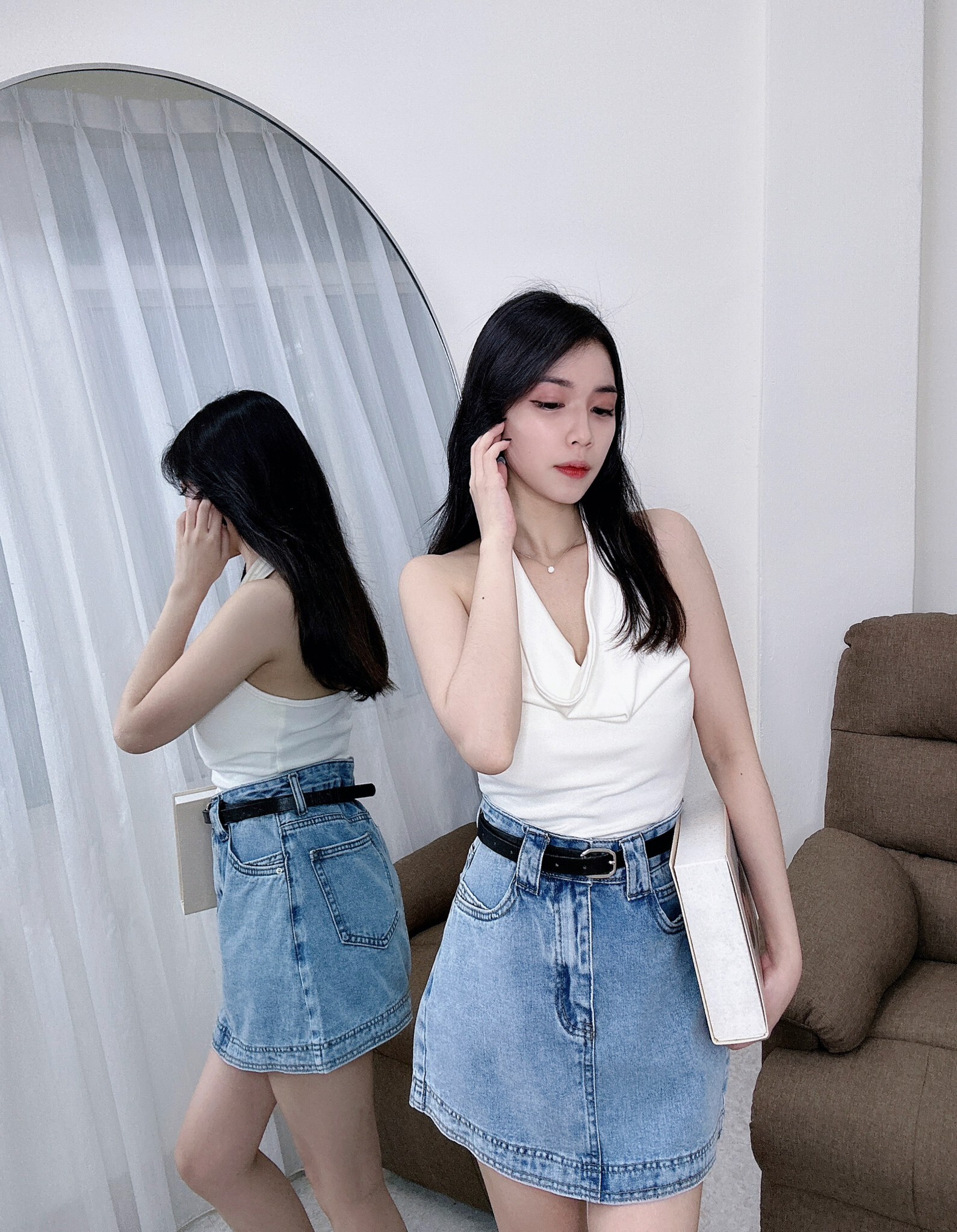 6821氣質繞脖上衣 (4)