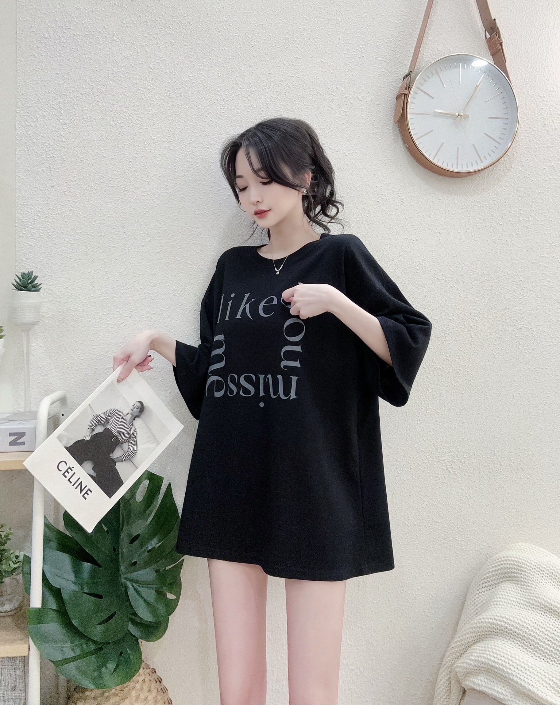 5775不敗個性方型英字情侶大T (4)