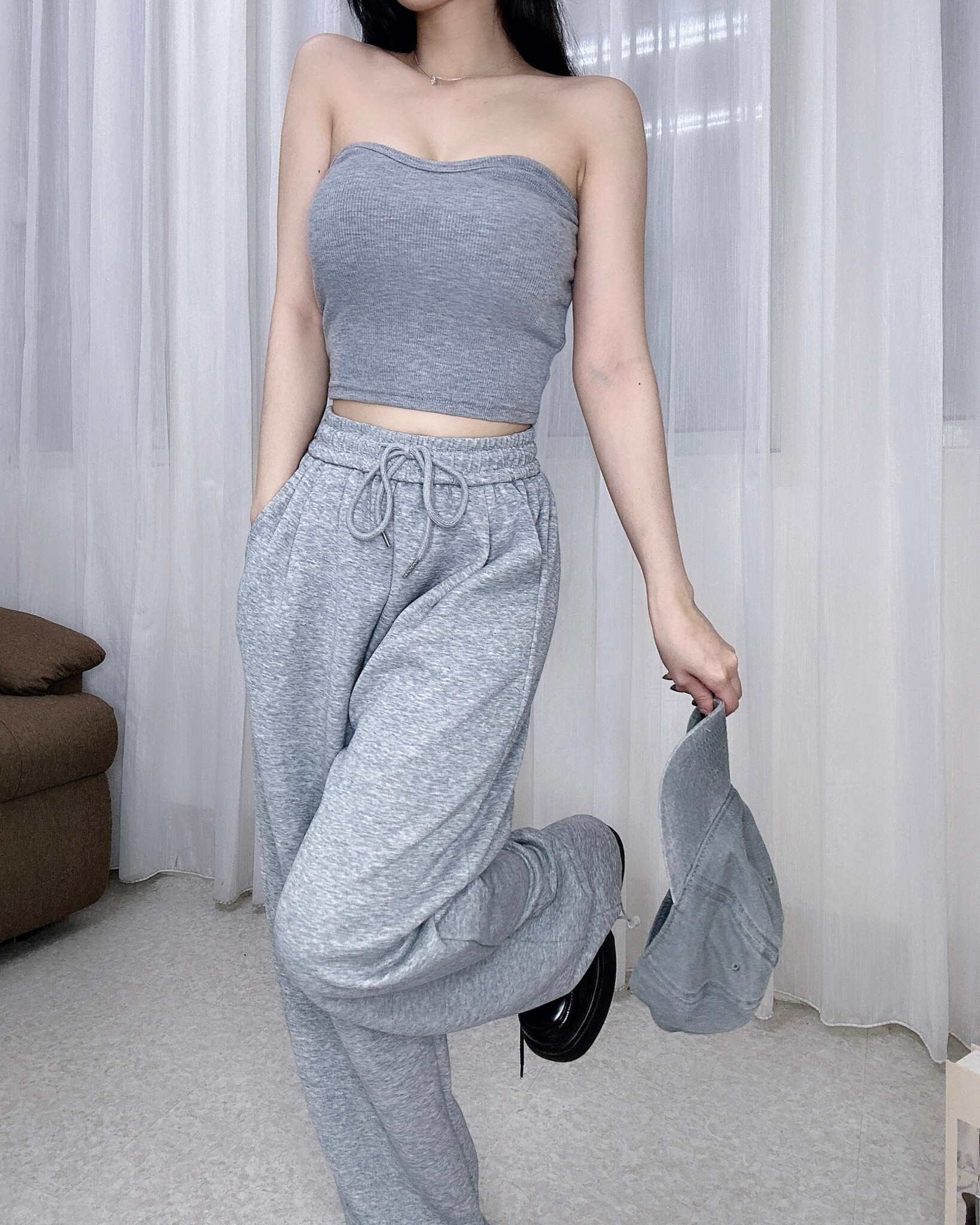 588縮口抽繩棉褲 (6)