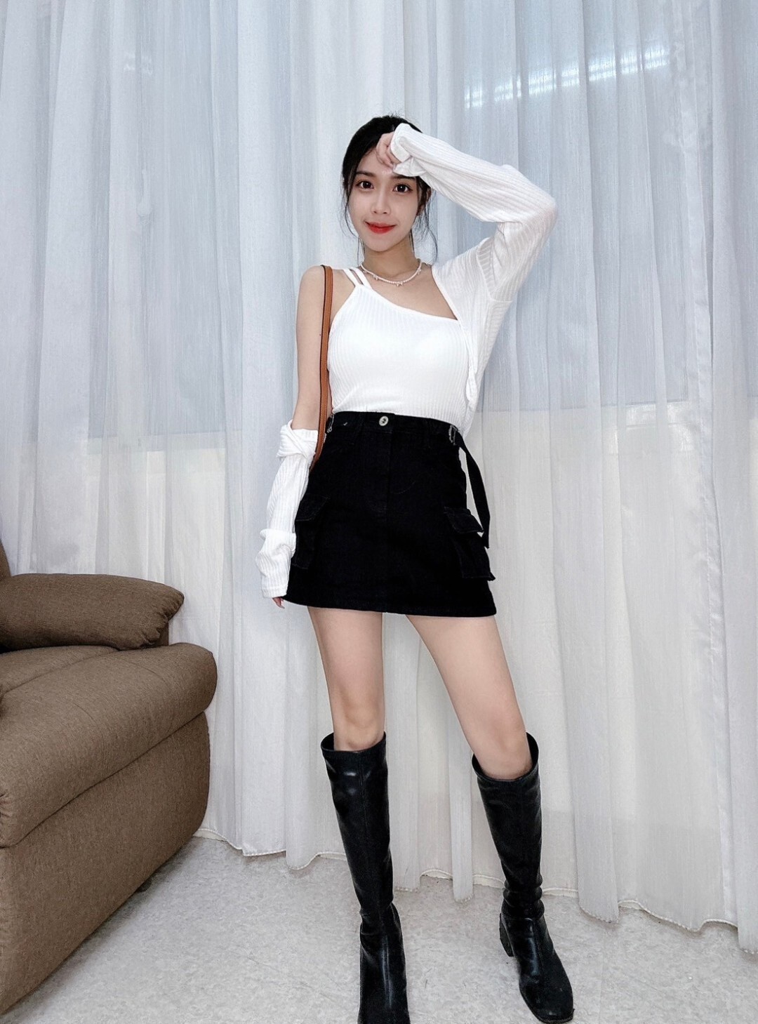 1683工裝感牛仔褲裙 (5)