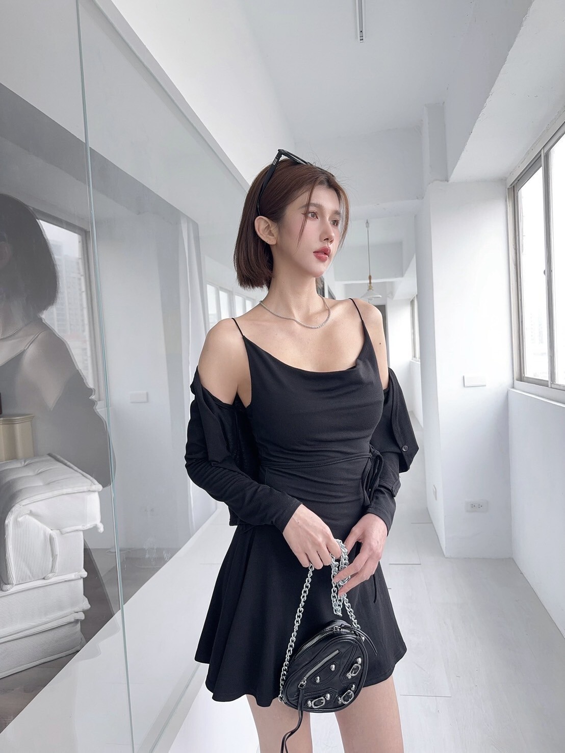 325 𝓛𝓪𝓭𝔂𝓰𝓸訂製款-純慾垂領細肩洋三件SET (4)