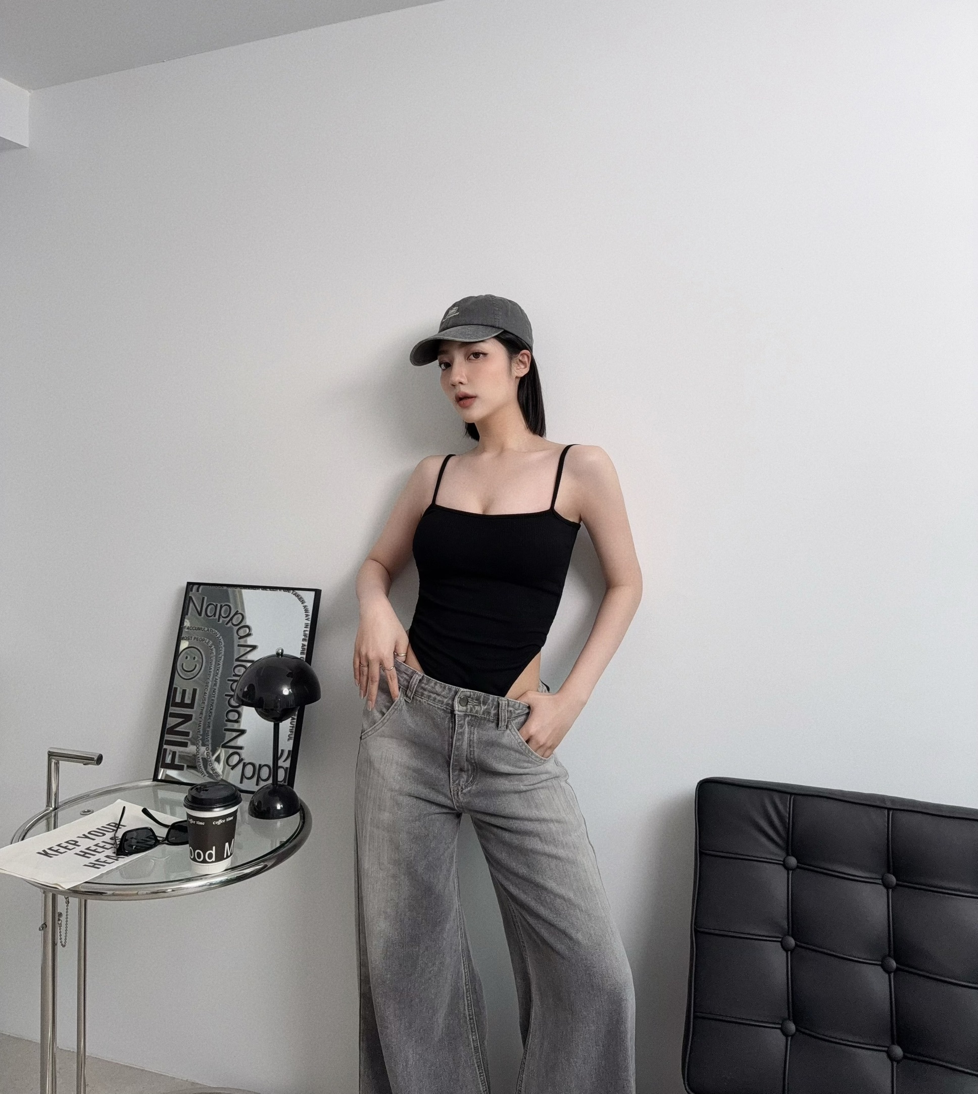 23632『選品』歐美辣妹細肩連體衣 (2)