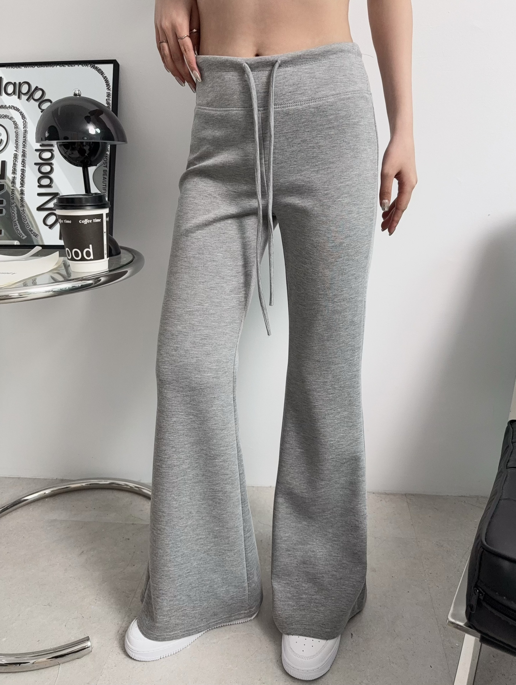 25008『選品』彈力太空棉喇叭褲 (2)