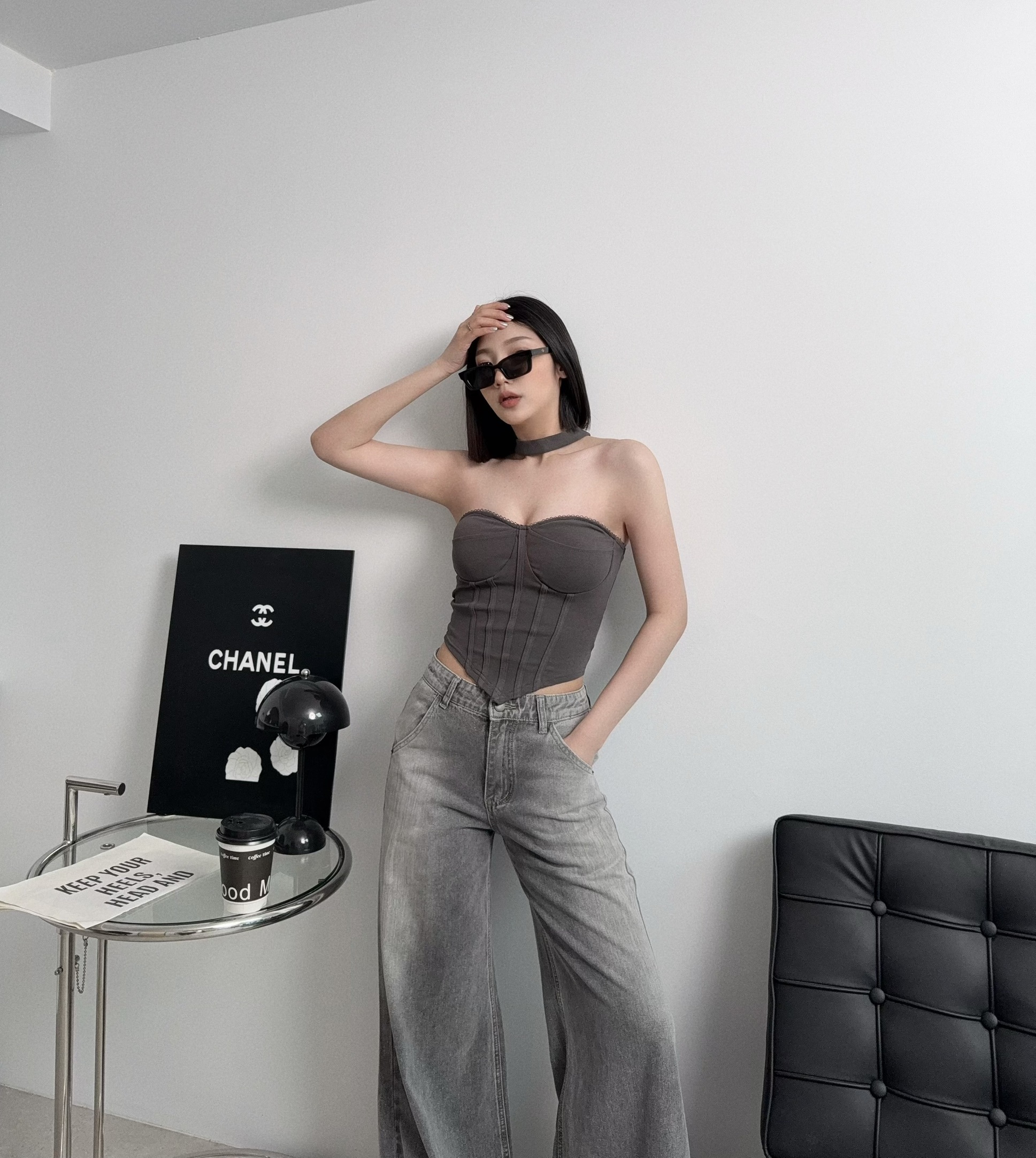 1608『選品』純欲領繞脖馬甲背心 (4)