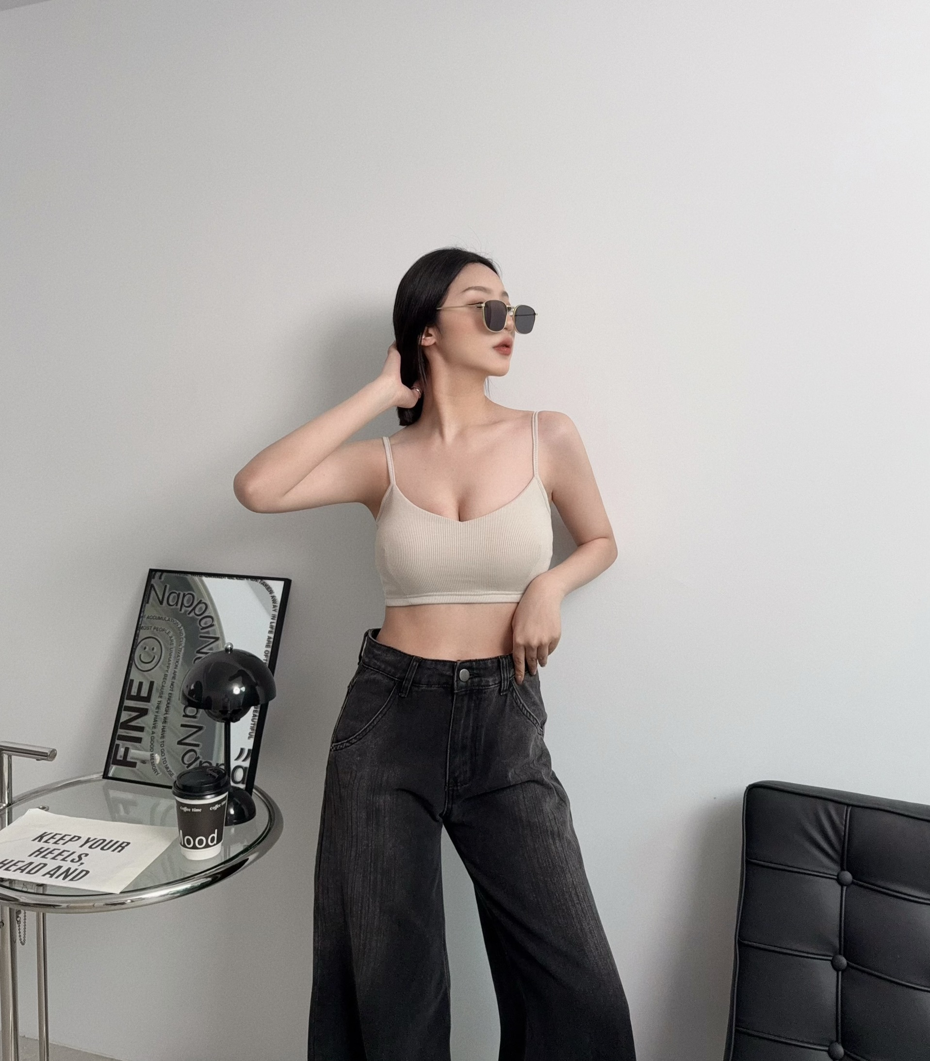 0103『訂製款』V字百搭彈力Bra top (2)