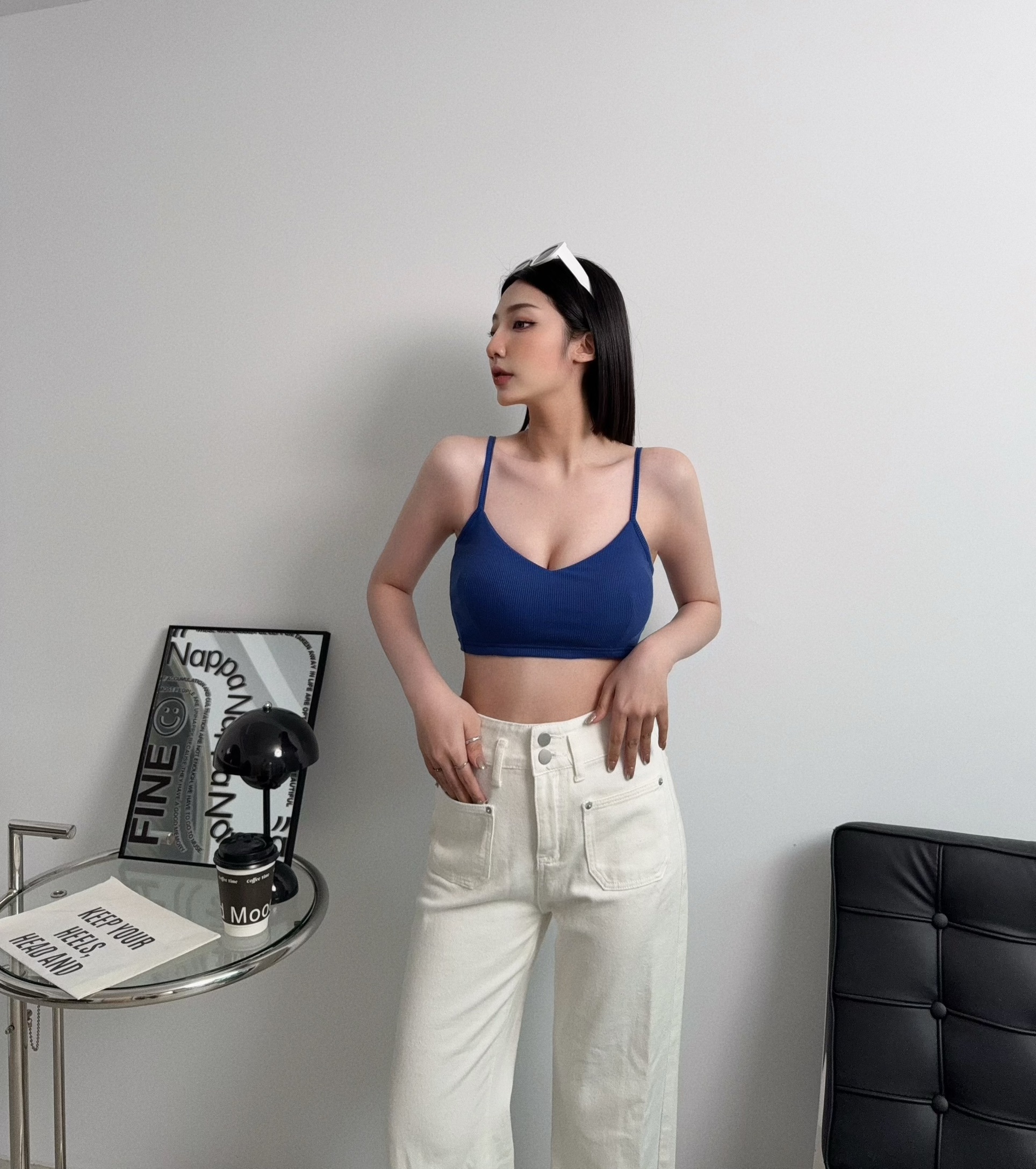 0103『訂製款』V字百搭彈力Bra top (4)