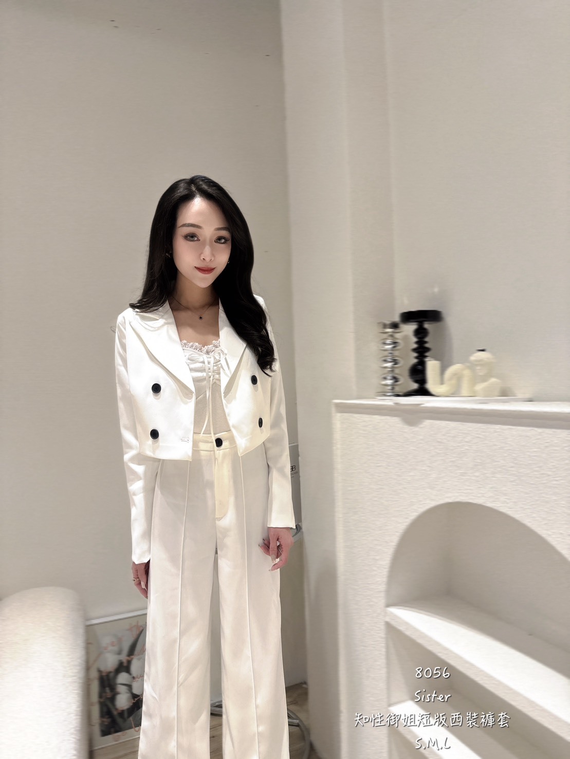 8056知性御姐短西裝褲套480 (2)