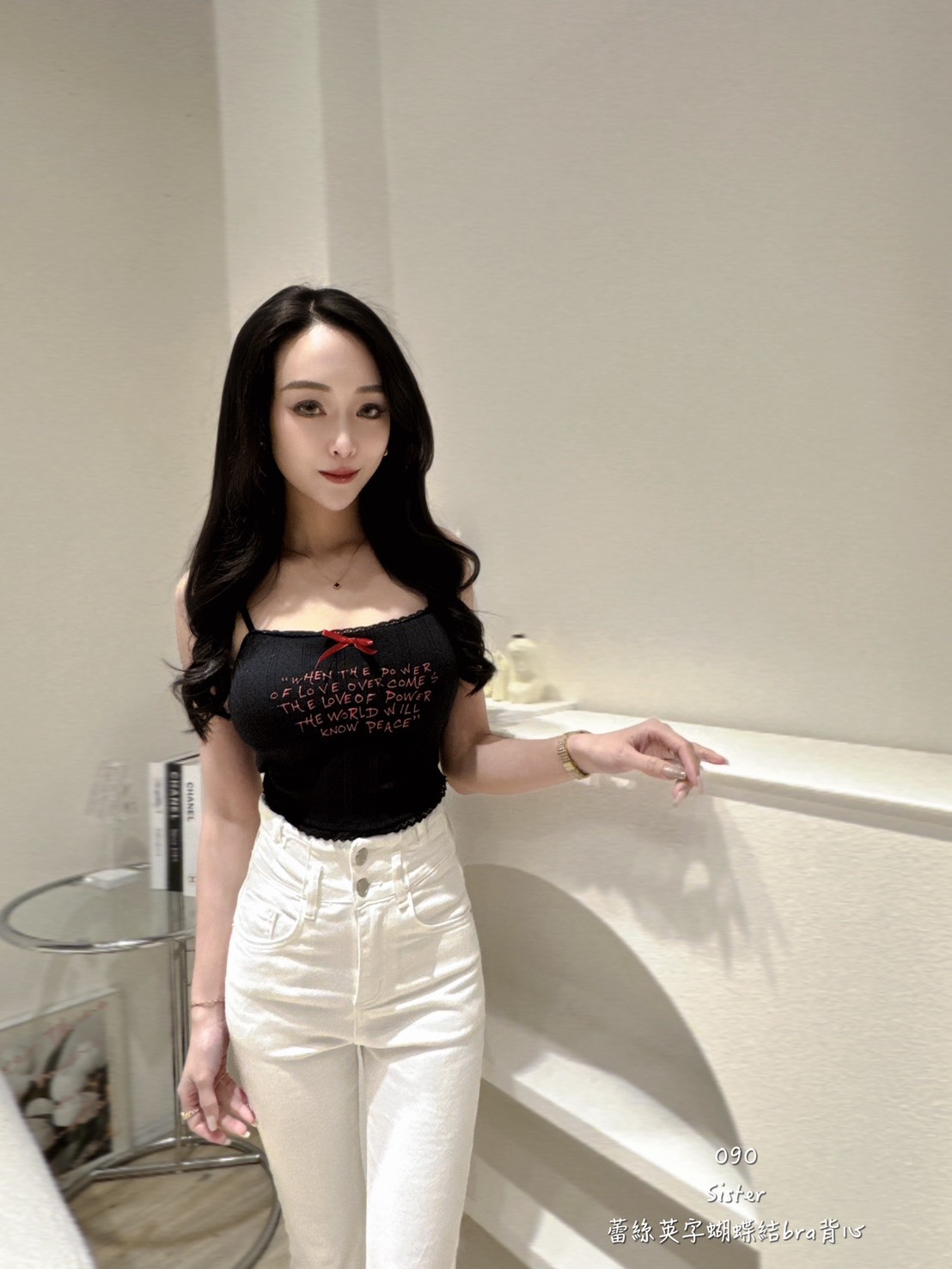 090蕾絲英字蝴蝶結bra背 (5)