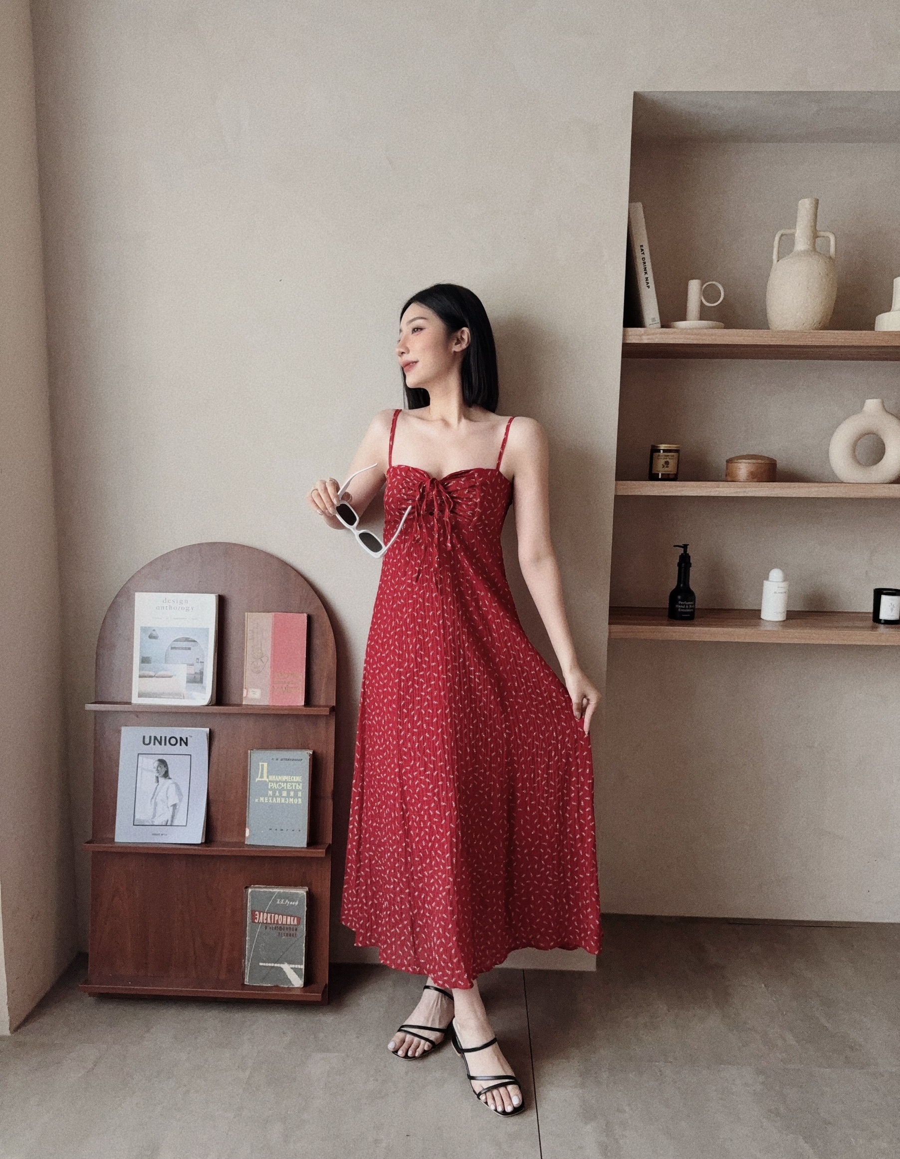 1687『選品』迷人法式碎花長洋 (5)