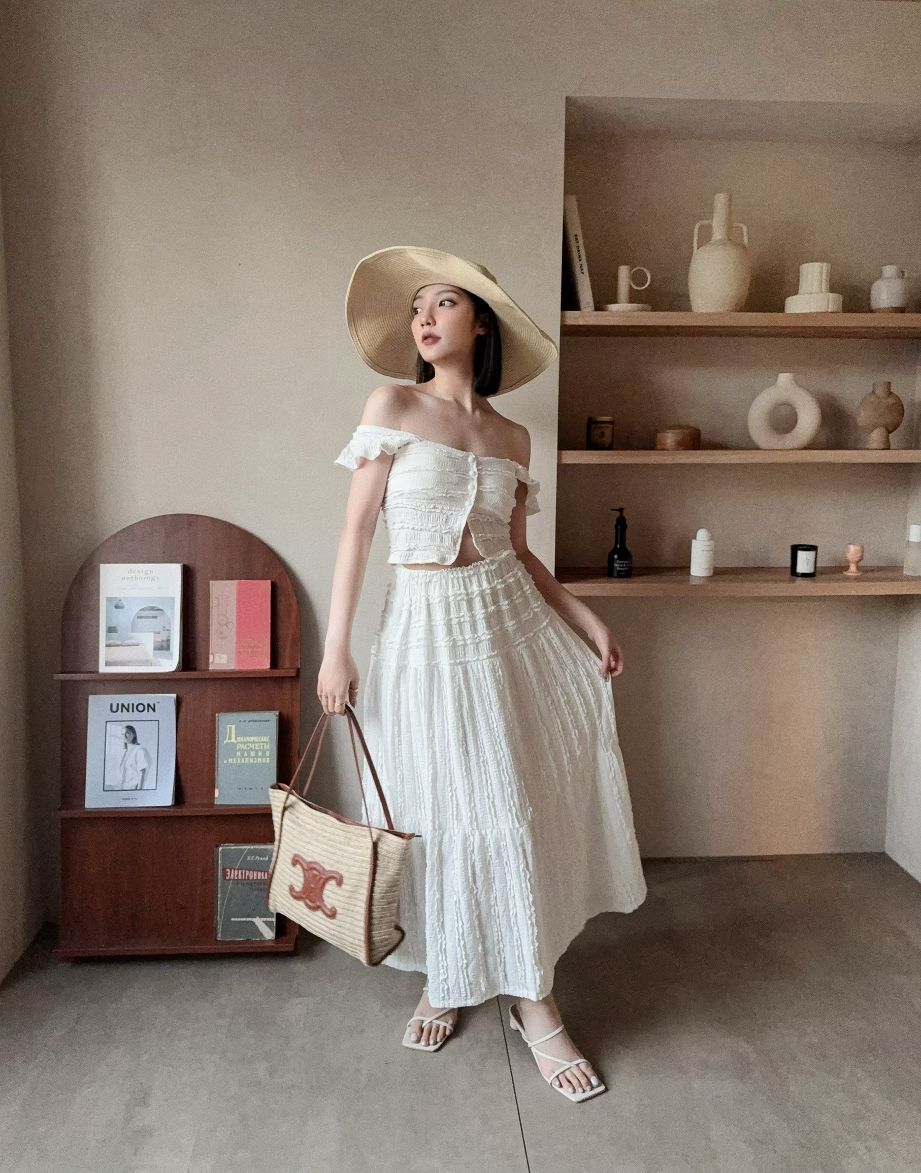 1213『選品』甜美渡假蛋糕長裙套裝 (5)