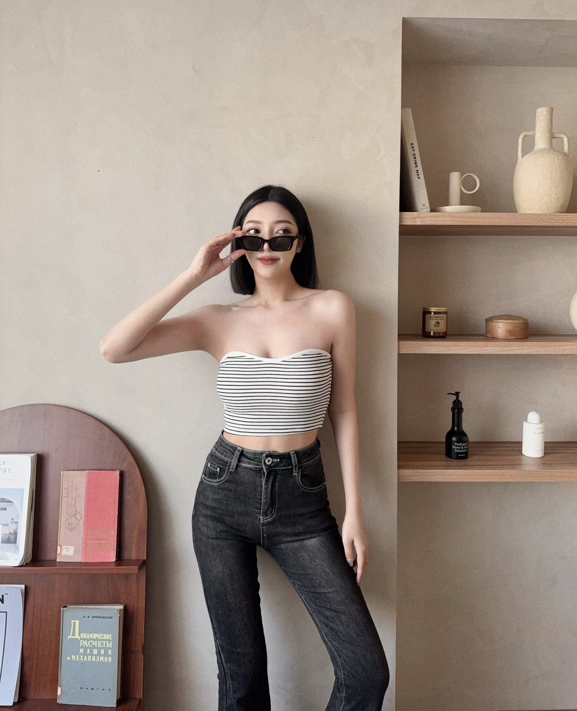 0102『訂製款』基礎百搭桃心領Bra top (4)