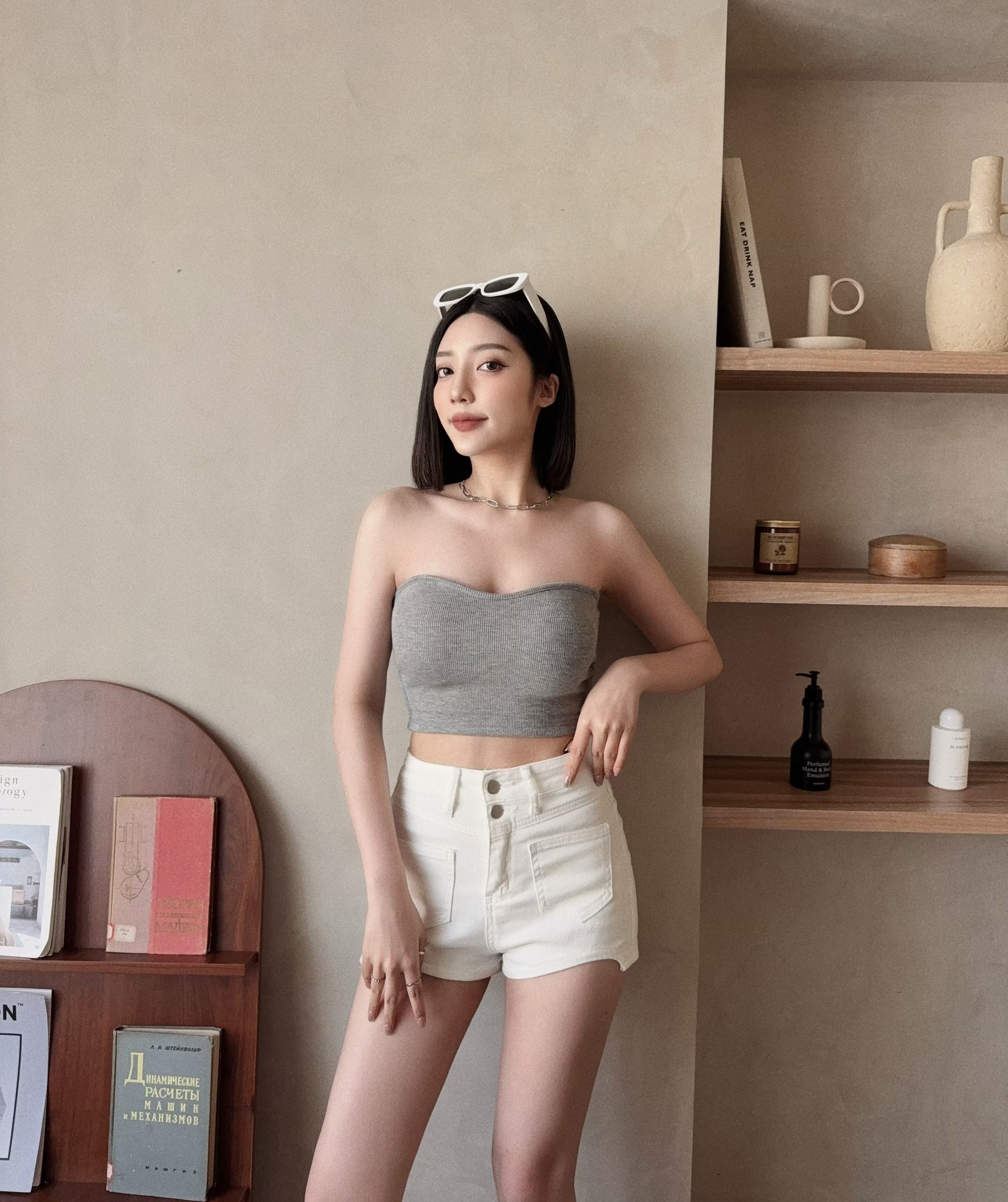 0102『訂製款』基礎百搭桃心領Bra top (7)