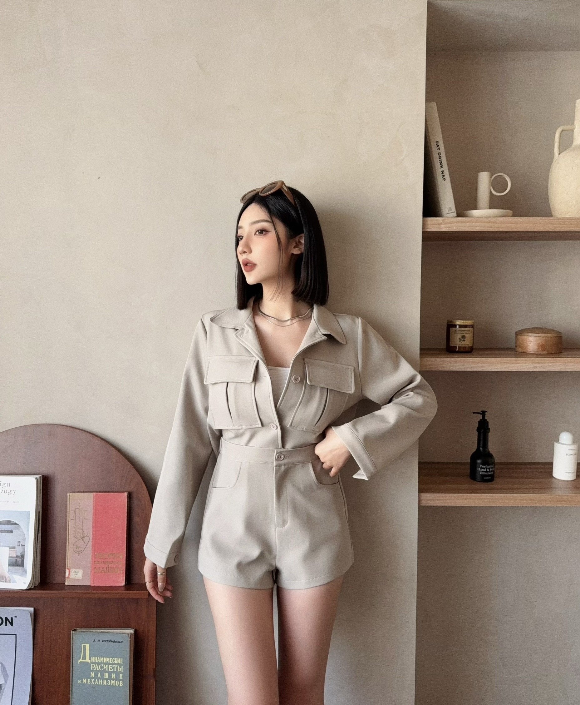 #5192『訂製款』工裝風挺版雙口袋套裝