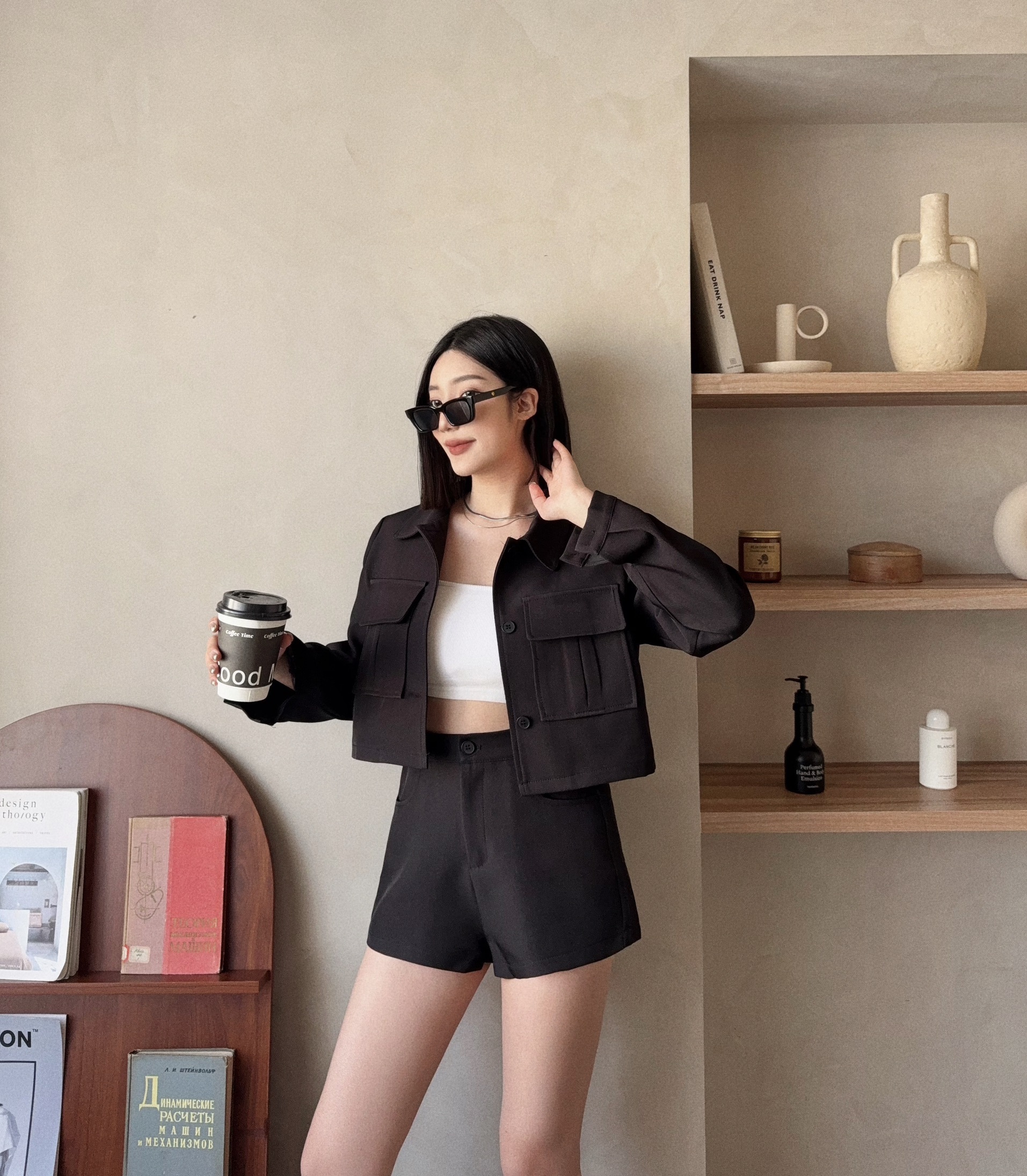 #5192『訂製款』工裝風挺版雙口袋套裝 (3)