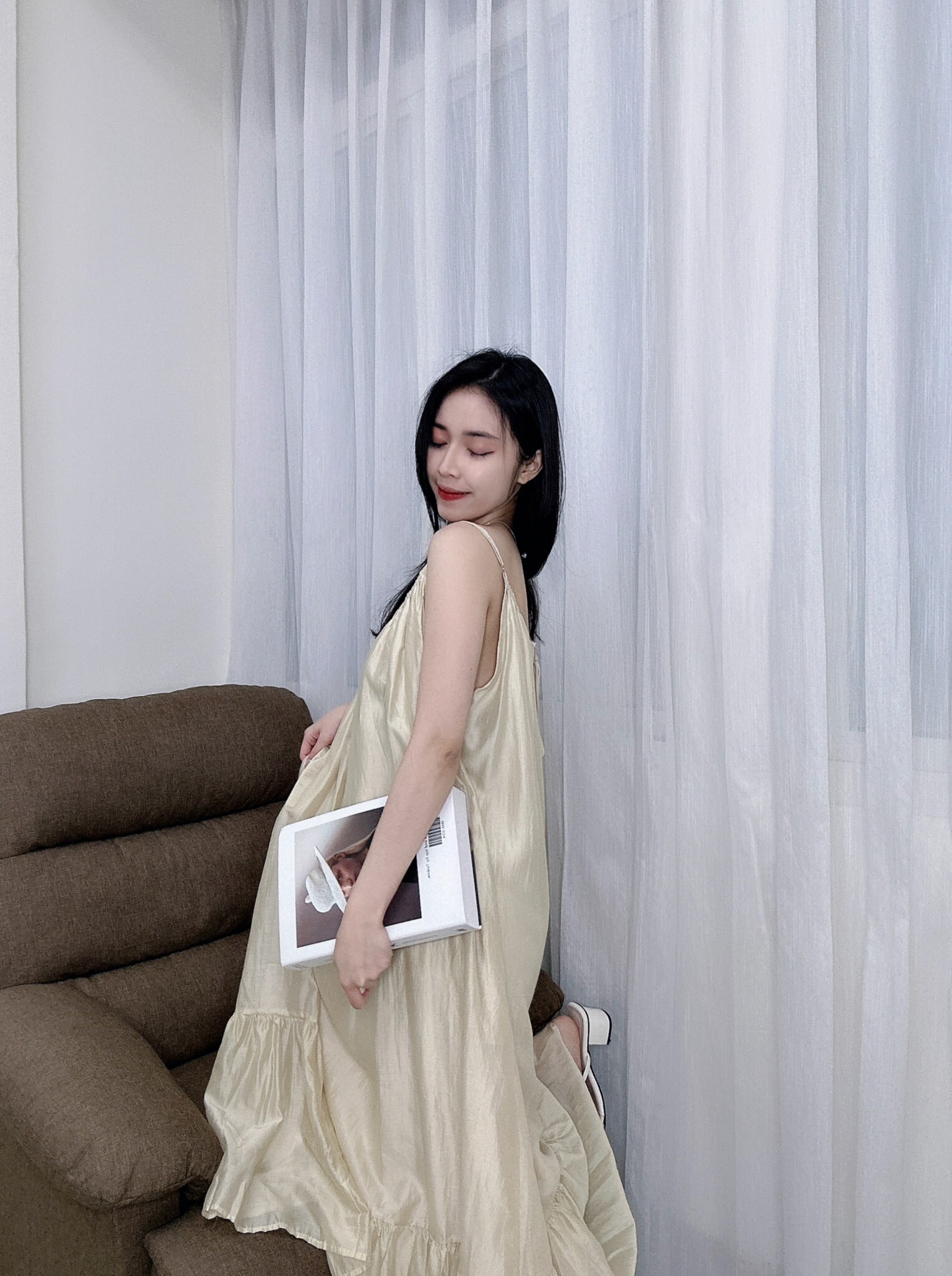 2627天絲棉細肩長洋 (2)