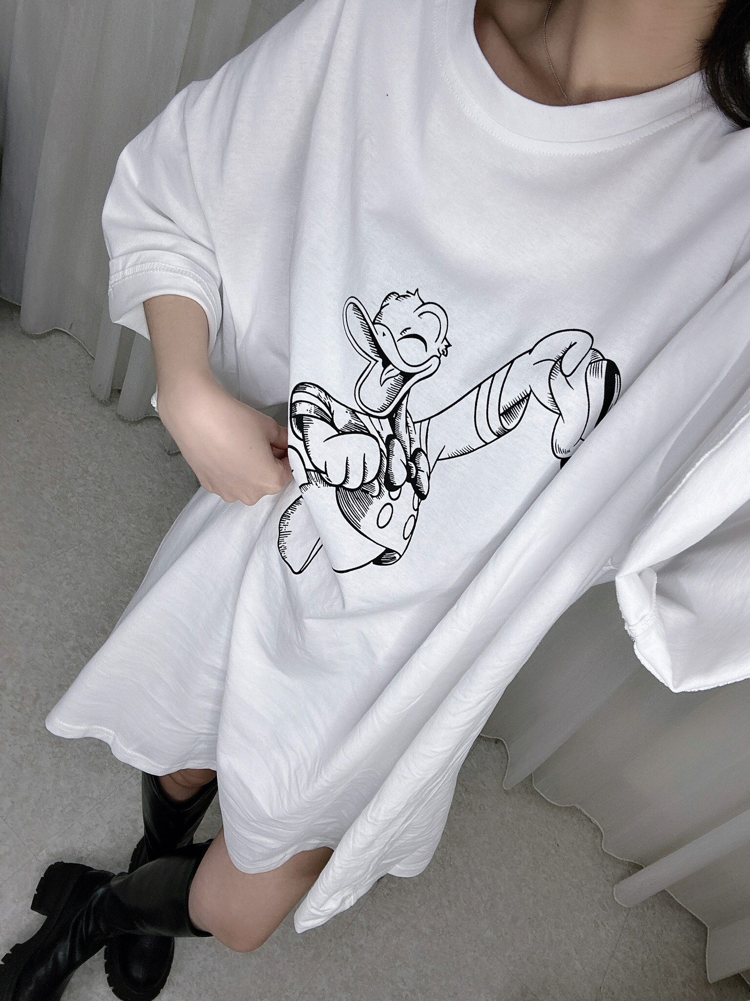 313唐老鴨大Tee (2)