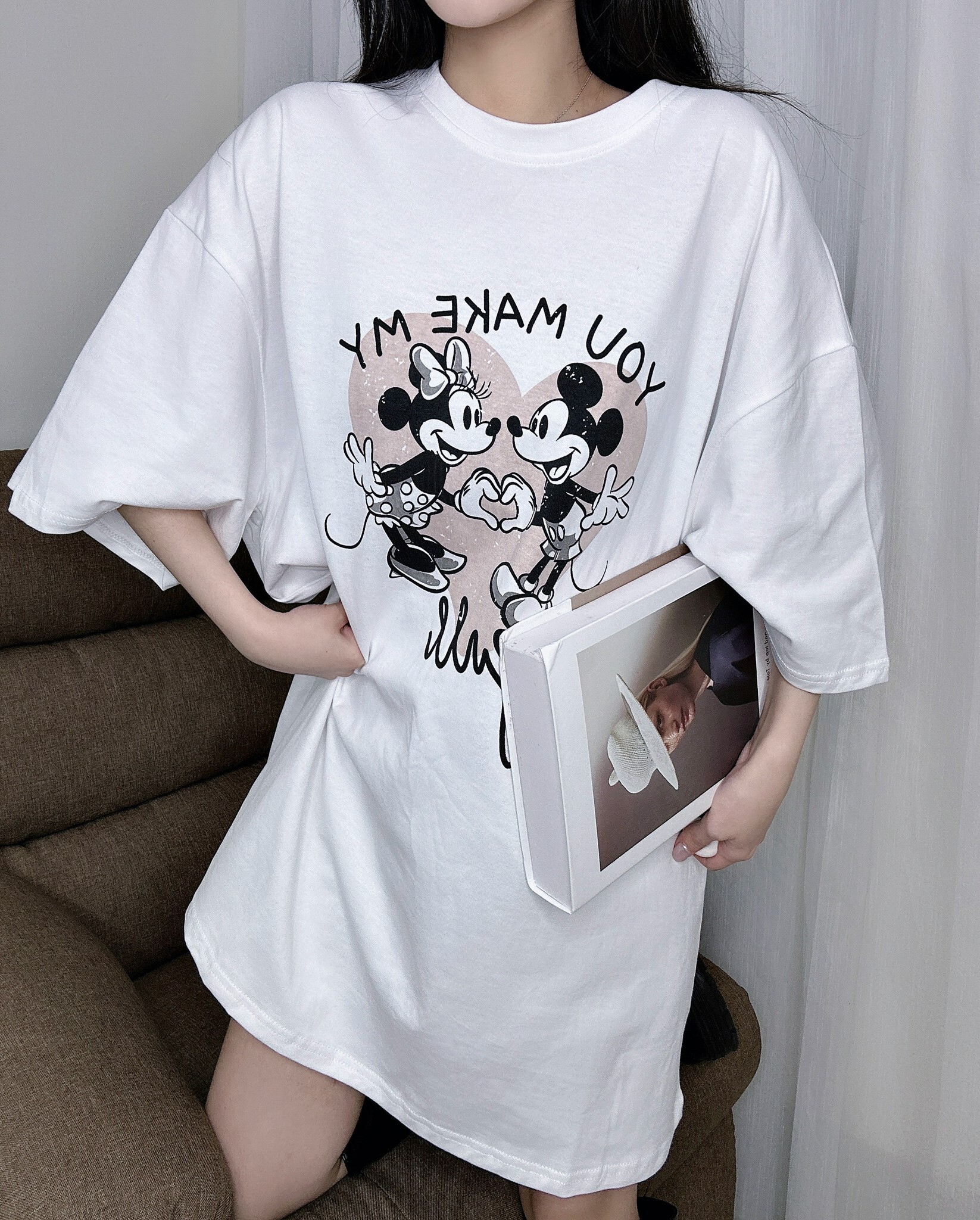 296愛心米奇大Tee (3)