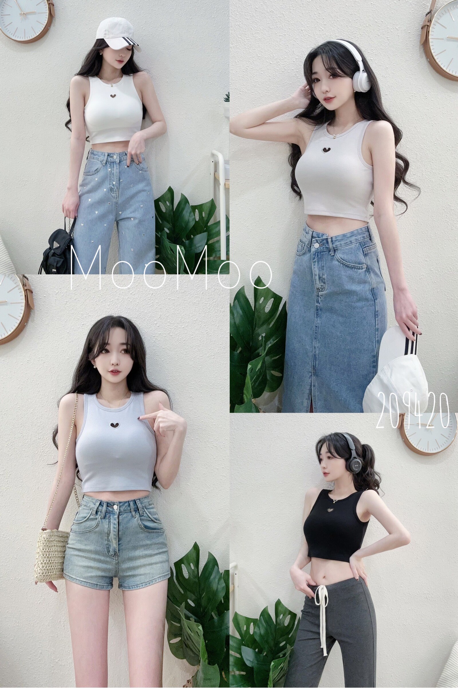 2094 P200 好感簍空愛心罩杯短版背心 (5)