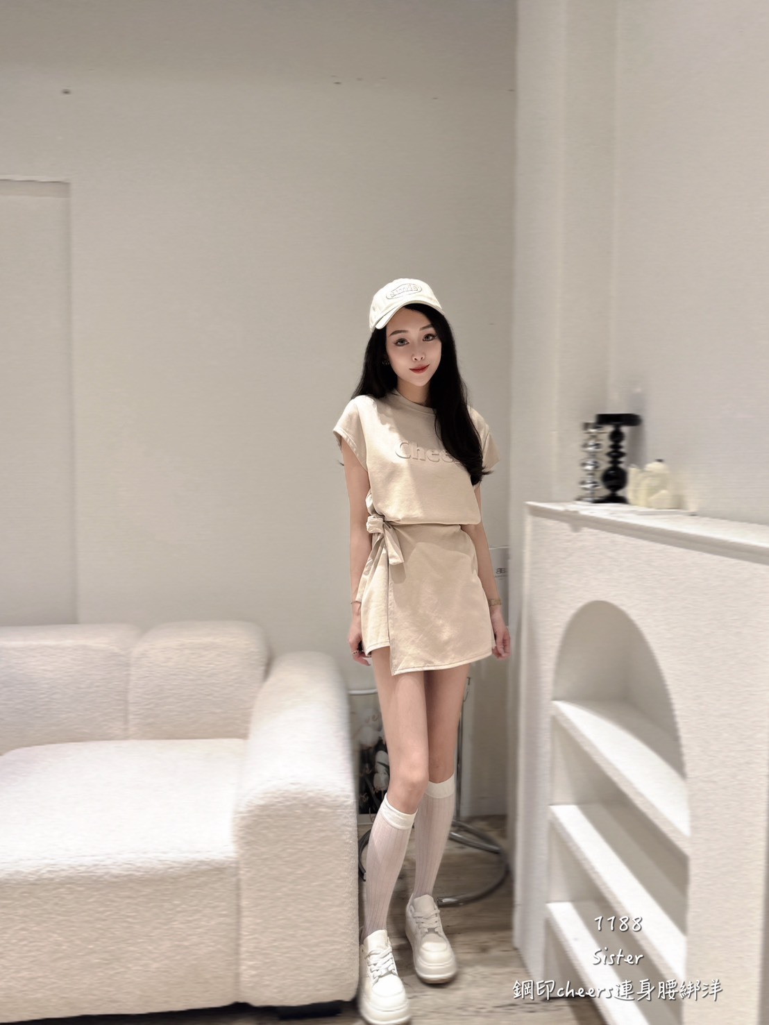 1188鋼印Cheers連身腰綁洋 (2)