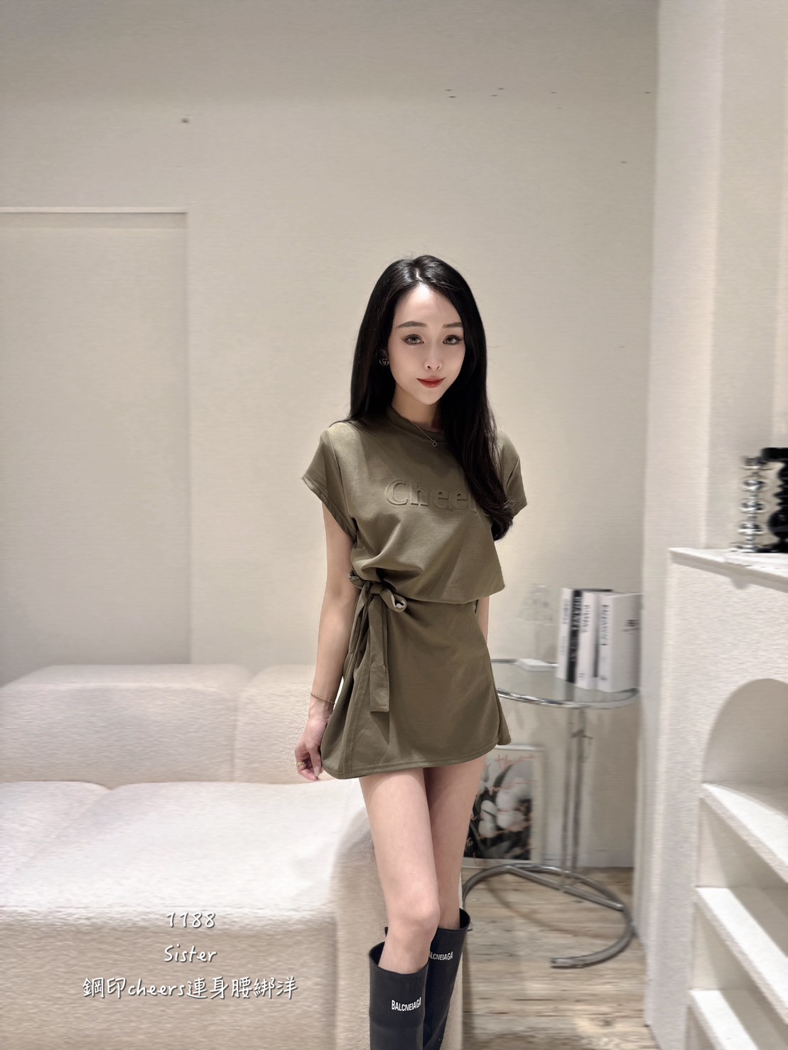 1188鋼印Cheers連身腰綁洋 (5)