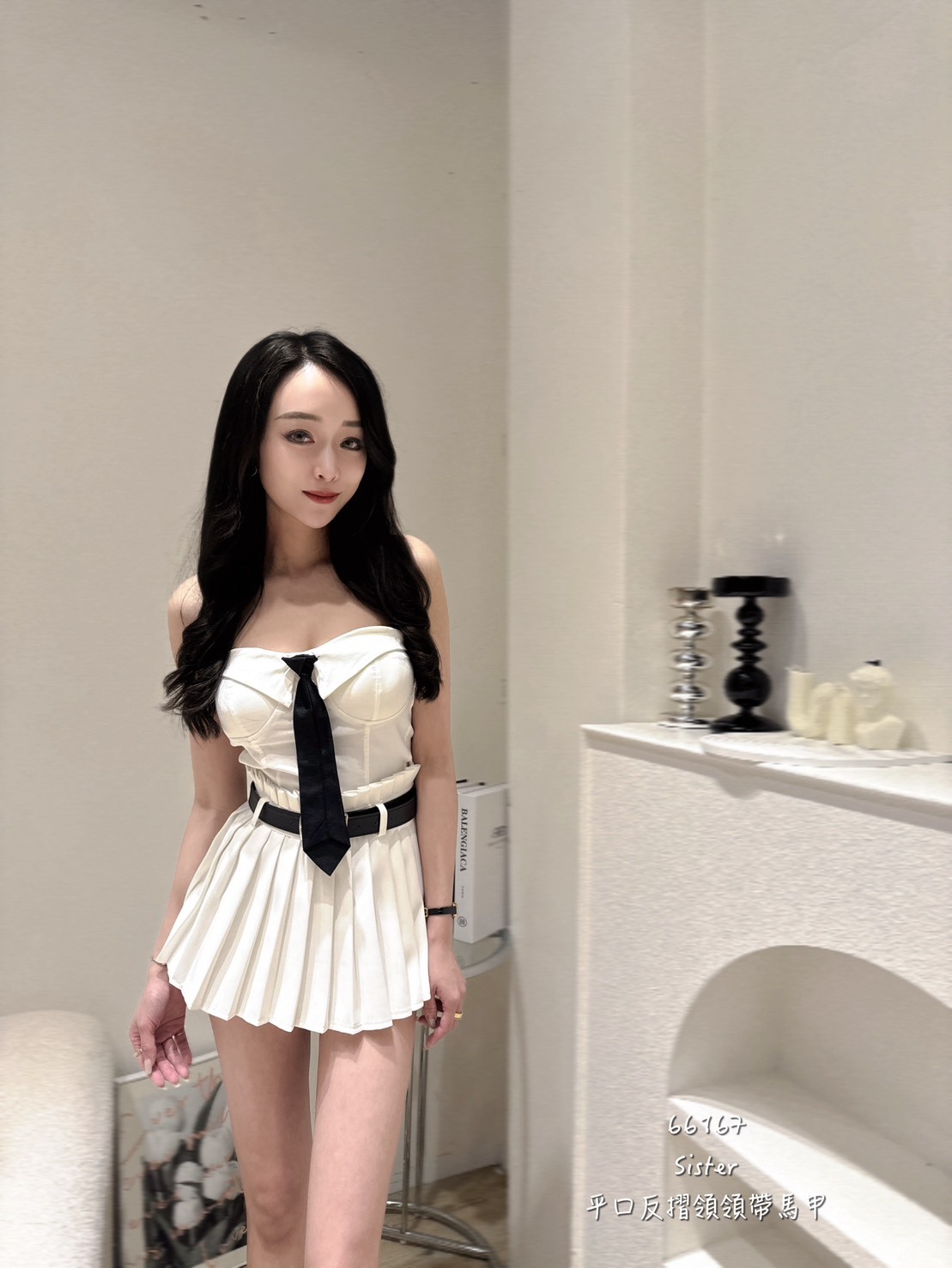 66167平口反摺領領帶馬甲 (4)