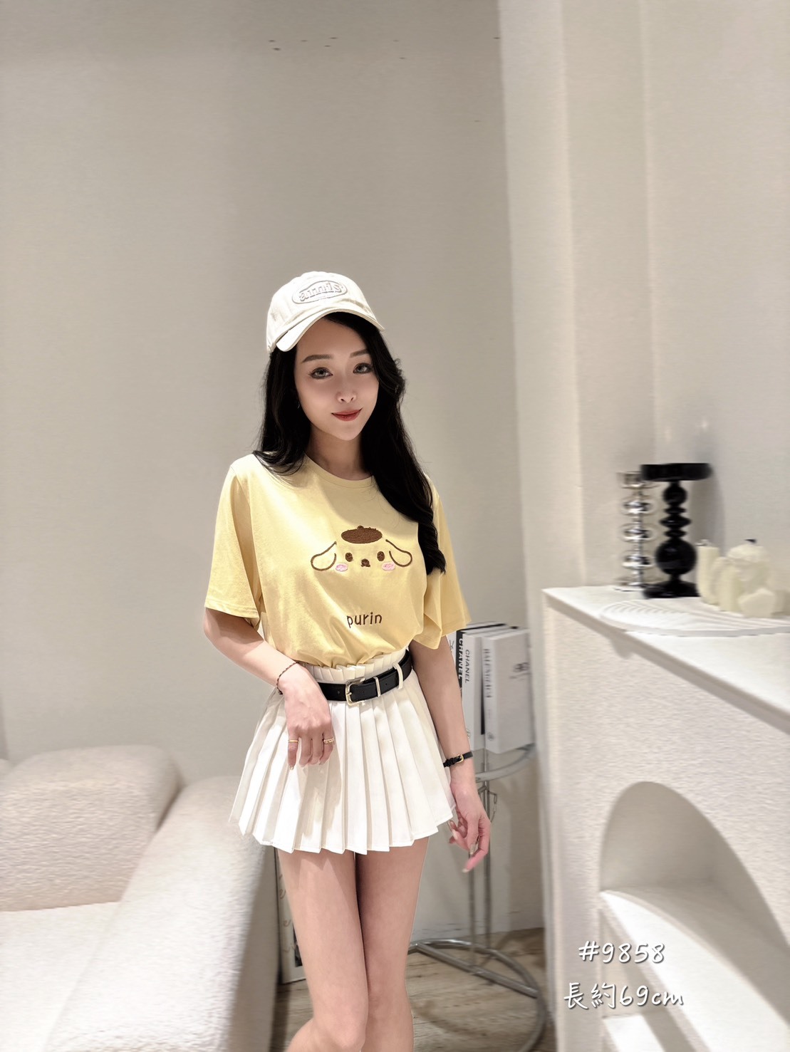 9858三麗鷗家族刺繡短T (4)