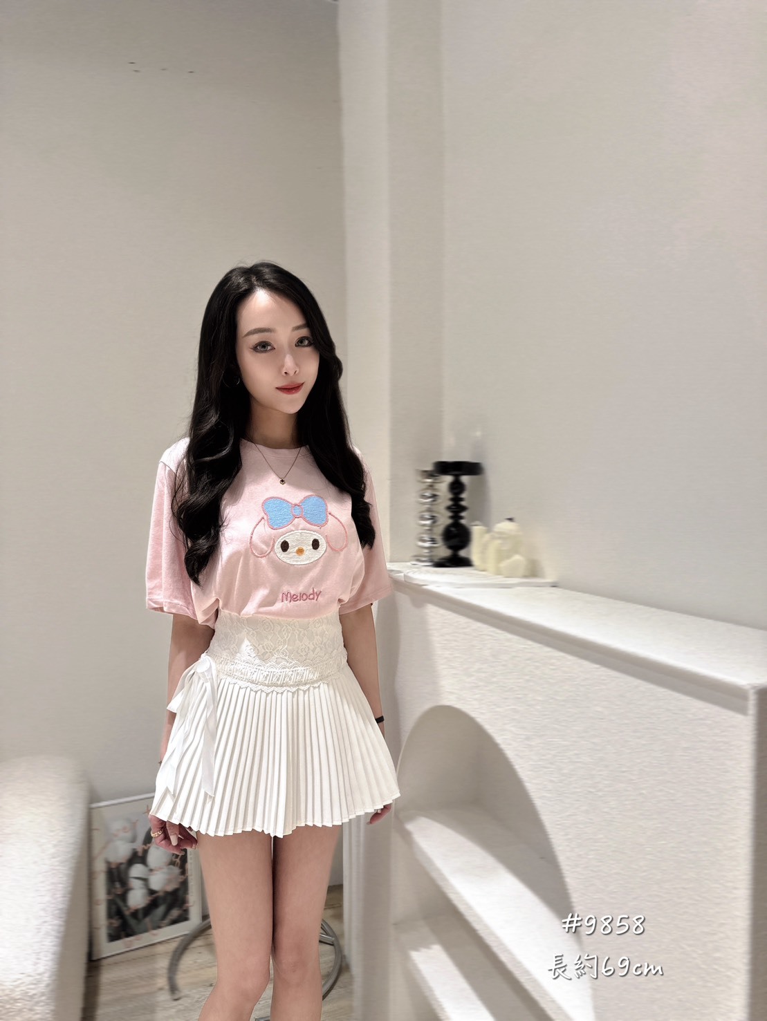 9858三麗鷗家族刺繡短T