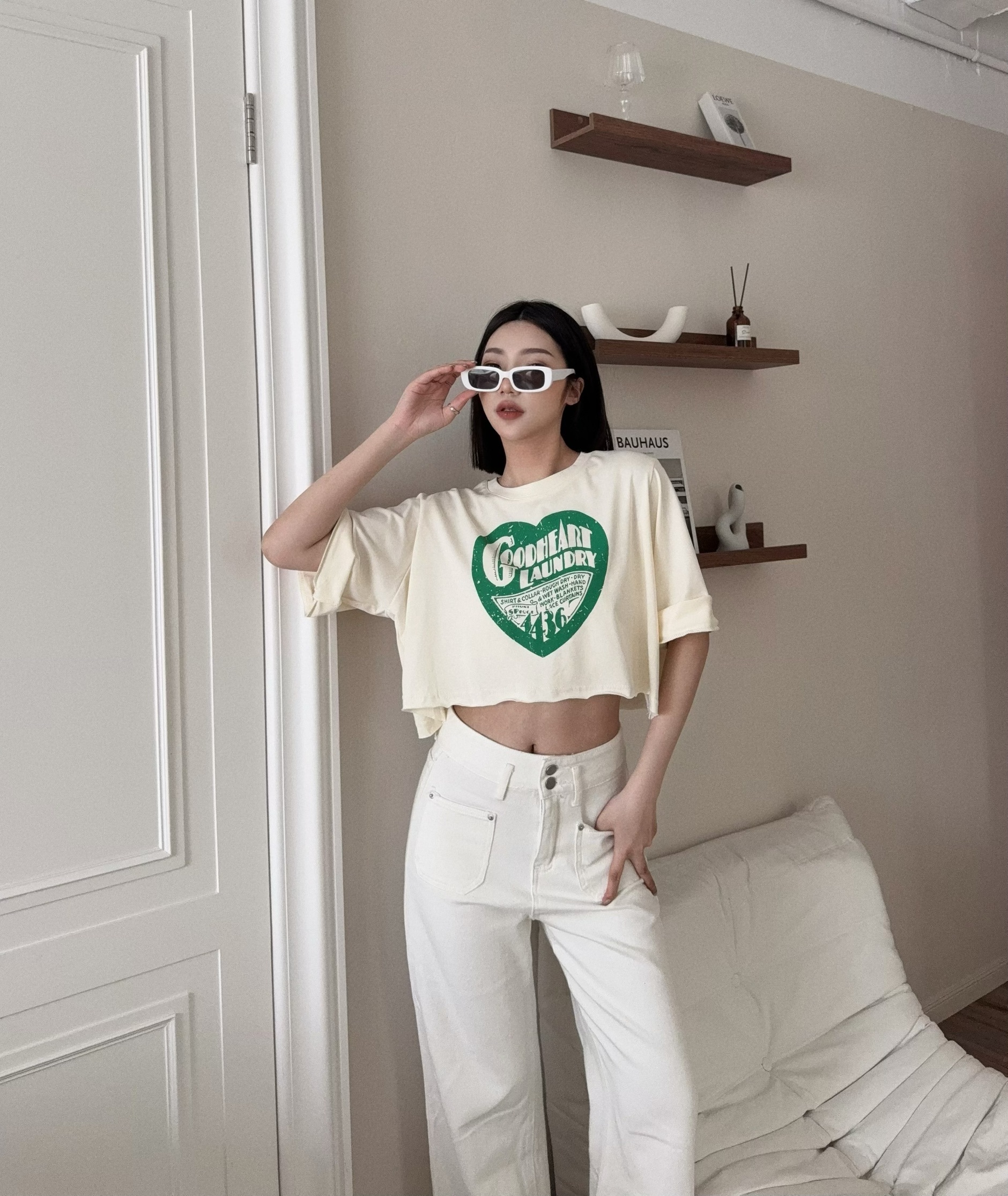 2507 『選品』美式字母愛心短版T (3)