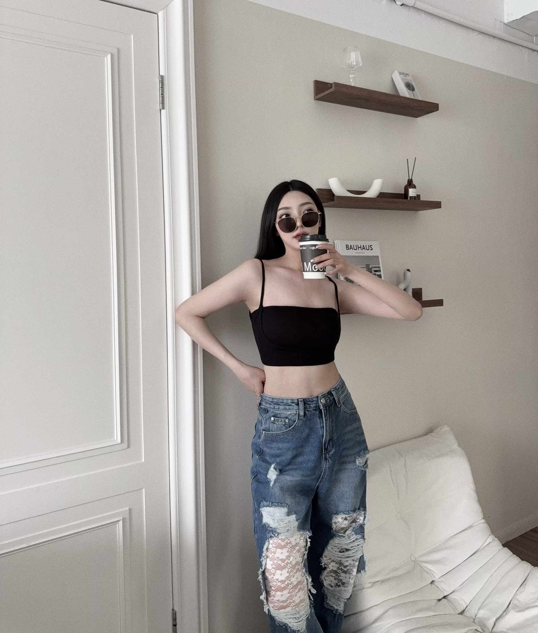 1048 『訂製款』歐美真兩件疊穿背心 (5)