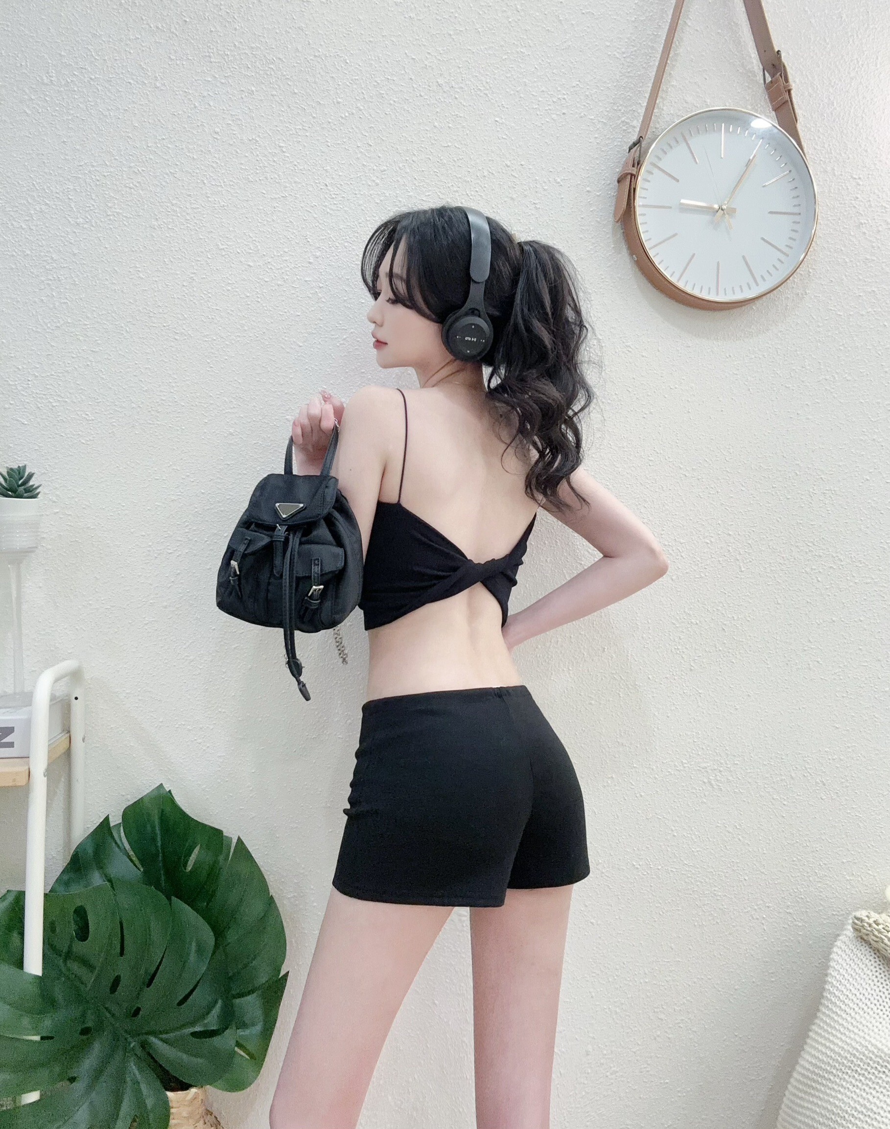 2095包色款線肩後扭結罩杯背心 (4)