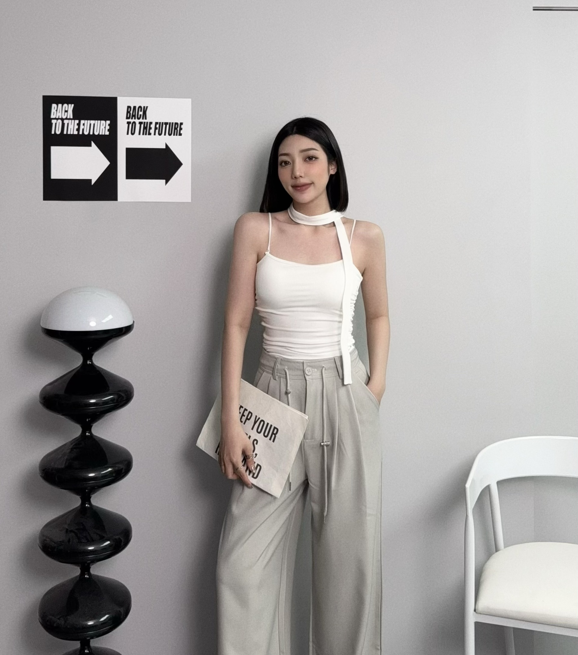 5773『選品』純欲繞脖平口背心