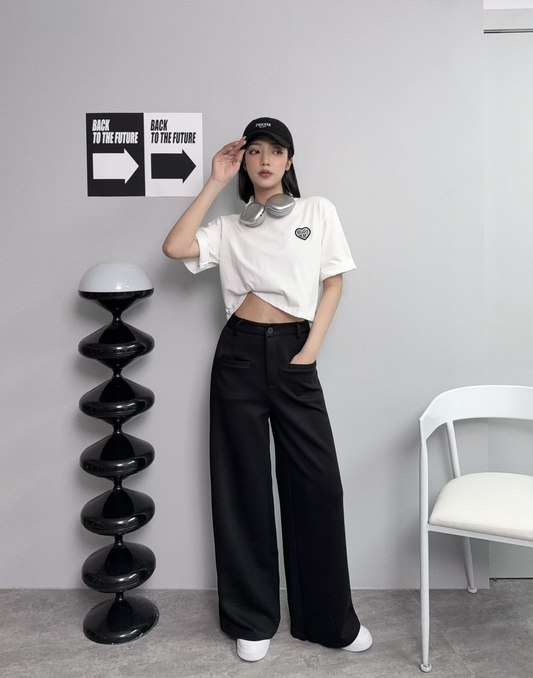 1118『選品』舒適百搭太空棉寬褲 (2)