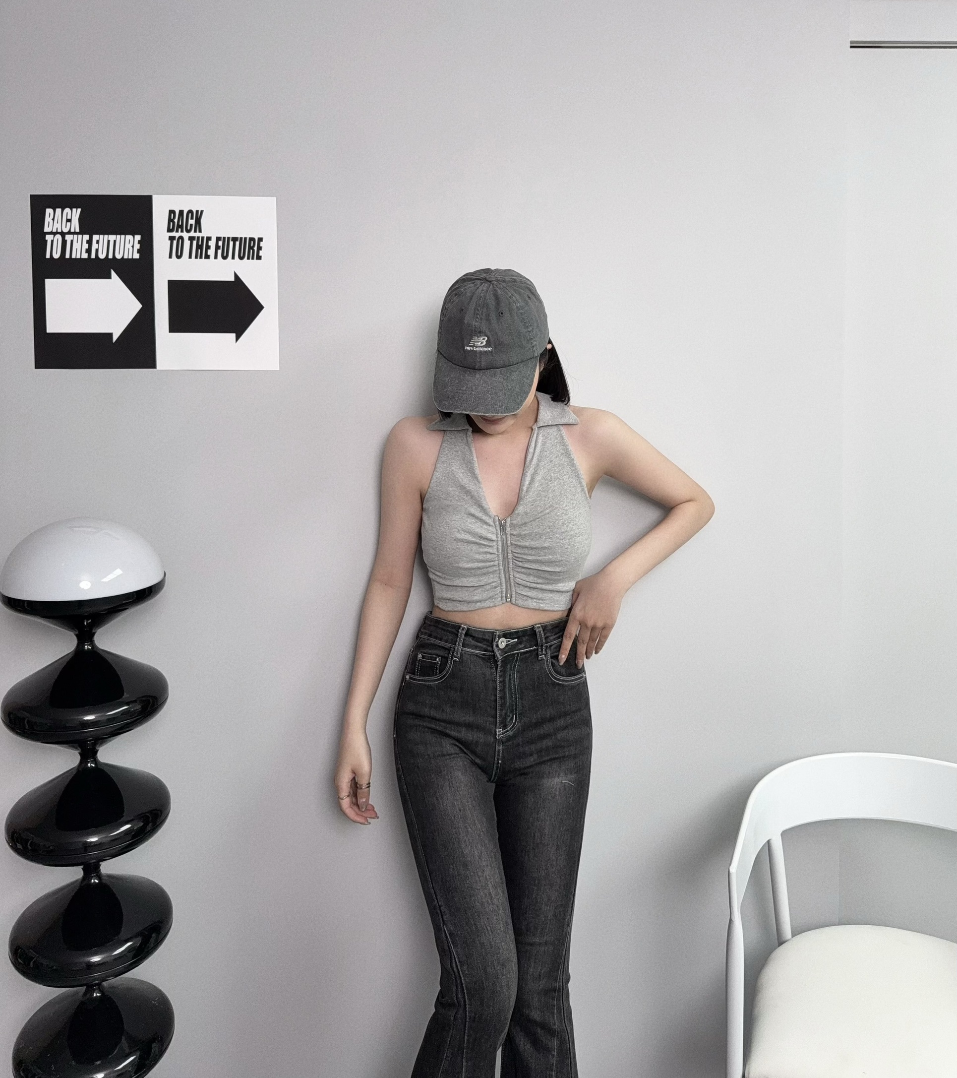 0109『訂製款』歐美辣妹翻領拉鍊上衣 (3)