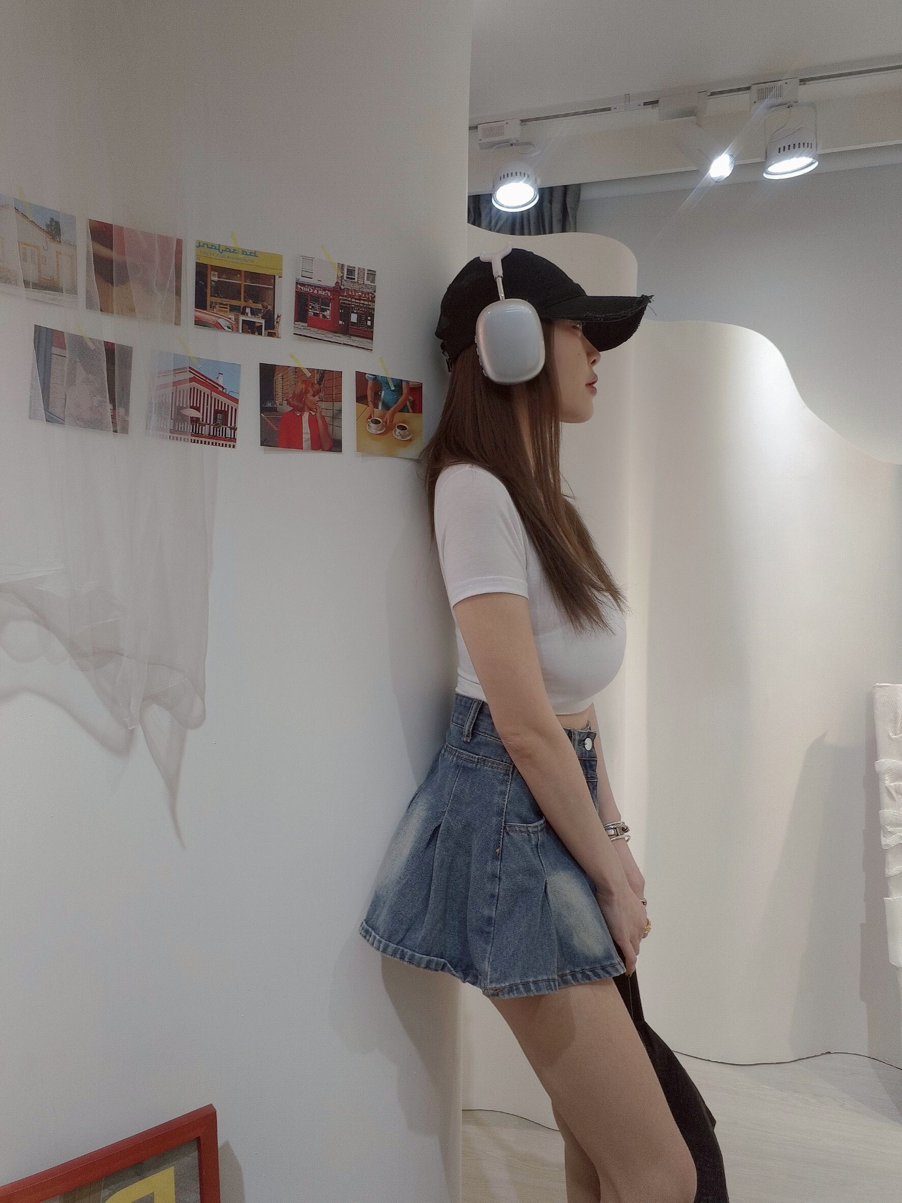 ｜20250401｜🔍牛仔系列#2202小甜心傘狀迷你裙 (2)