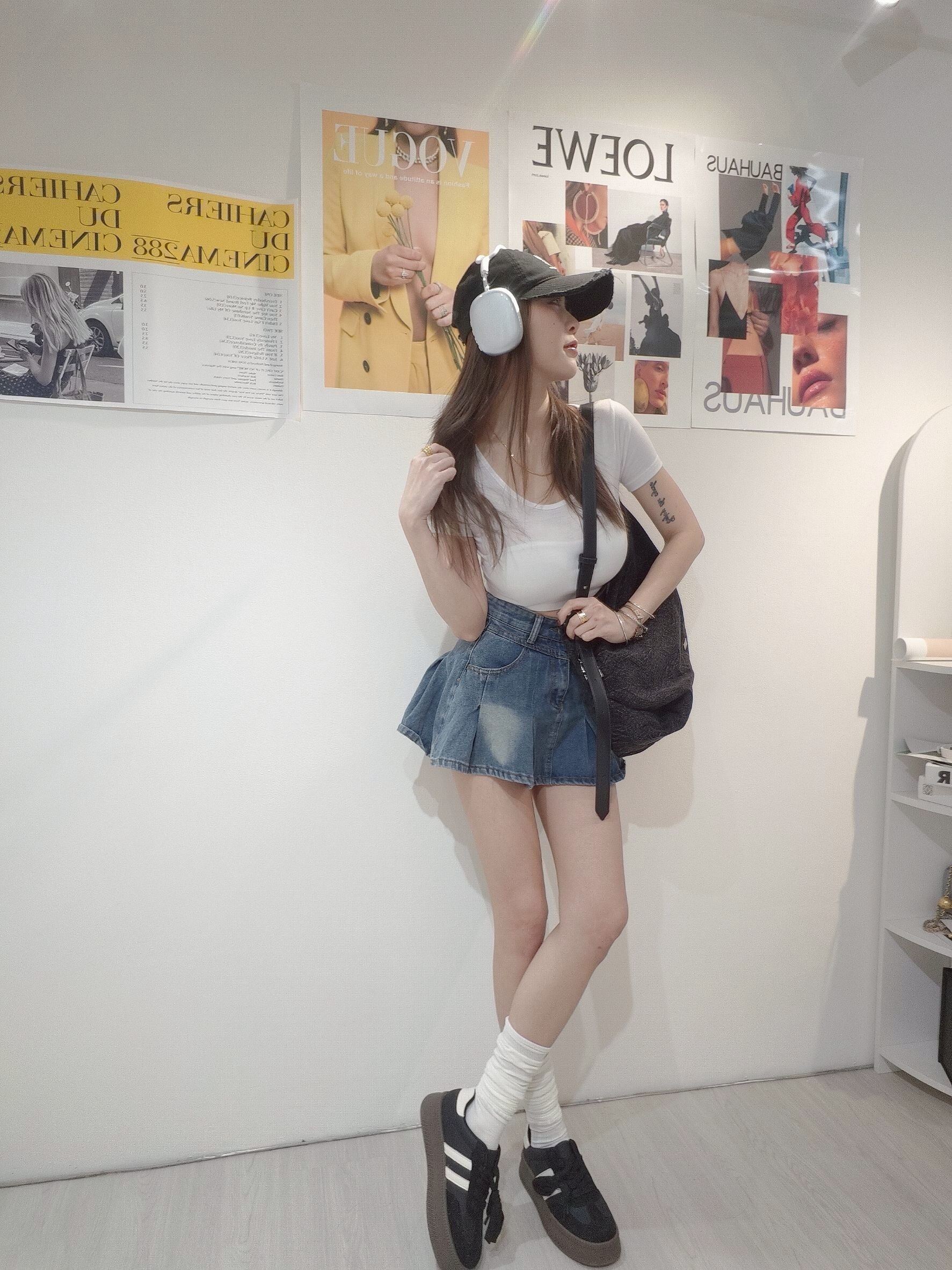 ｜20250401｜🔍牛仔系列#2202小甜心傘狀迷你裙 (3)