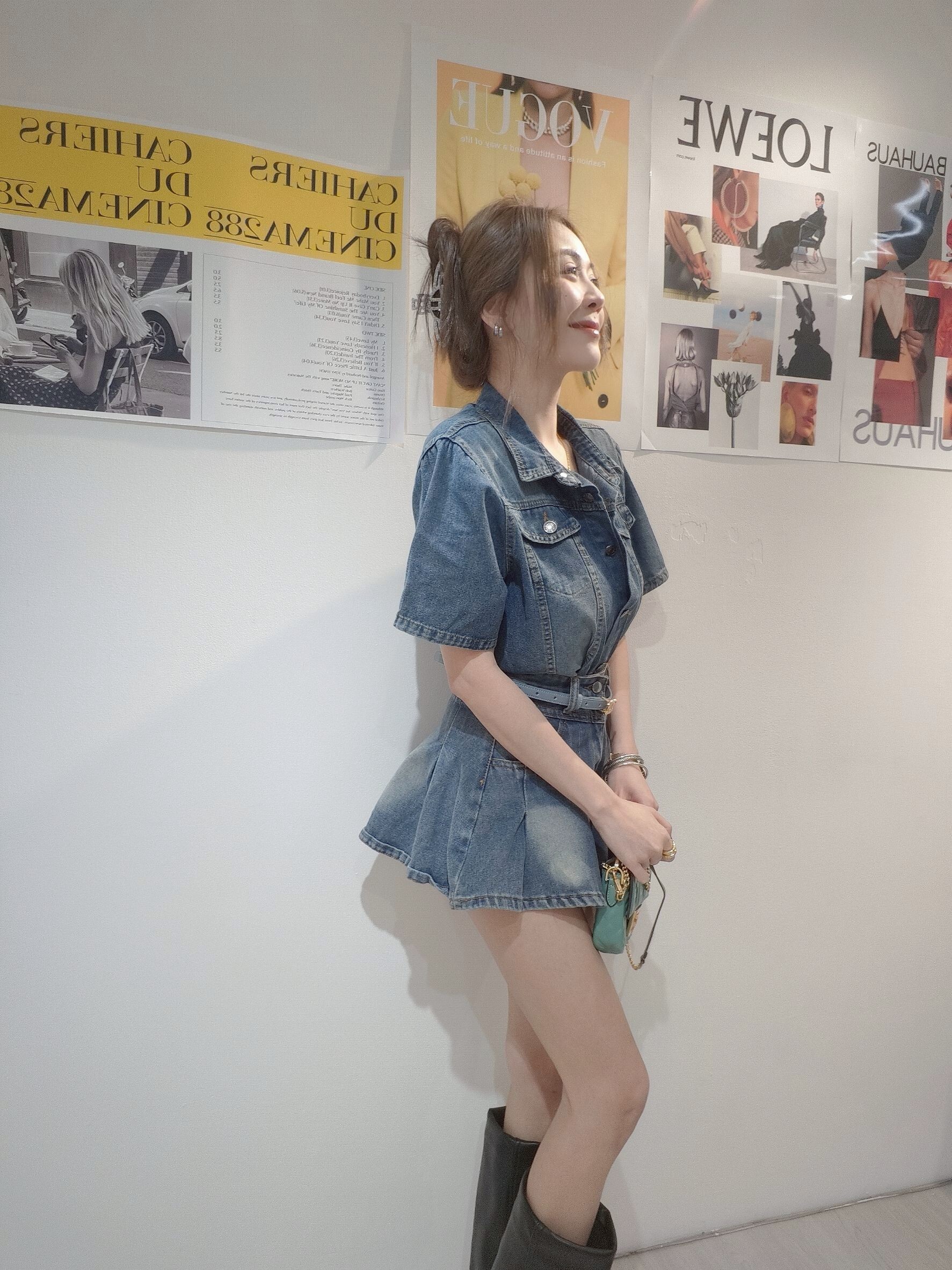 ｜20250401｜🔍牛仔系列#0813百搭日常牛仔短襯 (4)