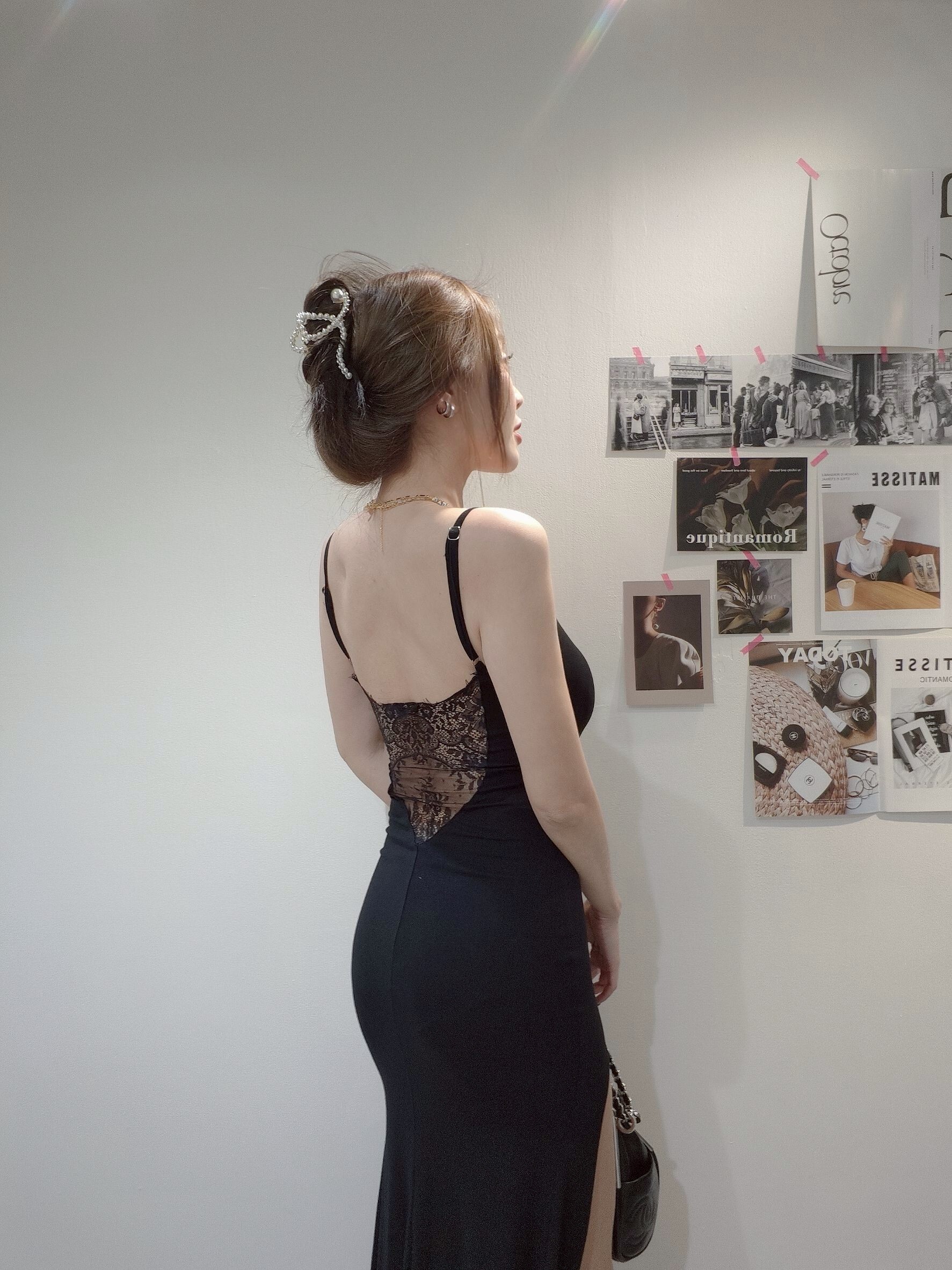 ｜20250402｜🔍長洋系列#9008蕾絲與春天的約會貼近曲線的長洋