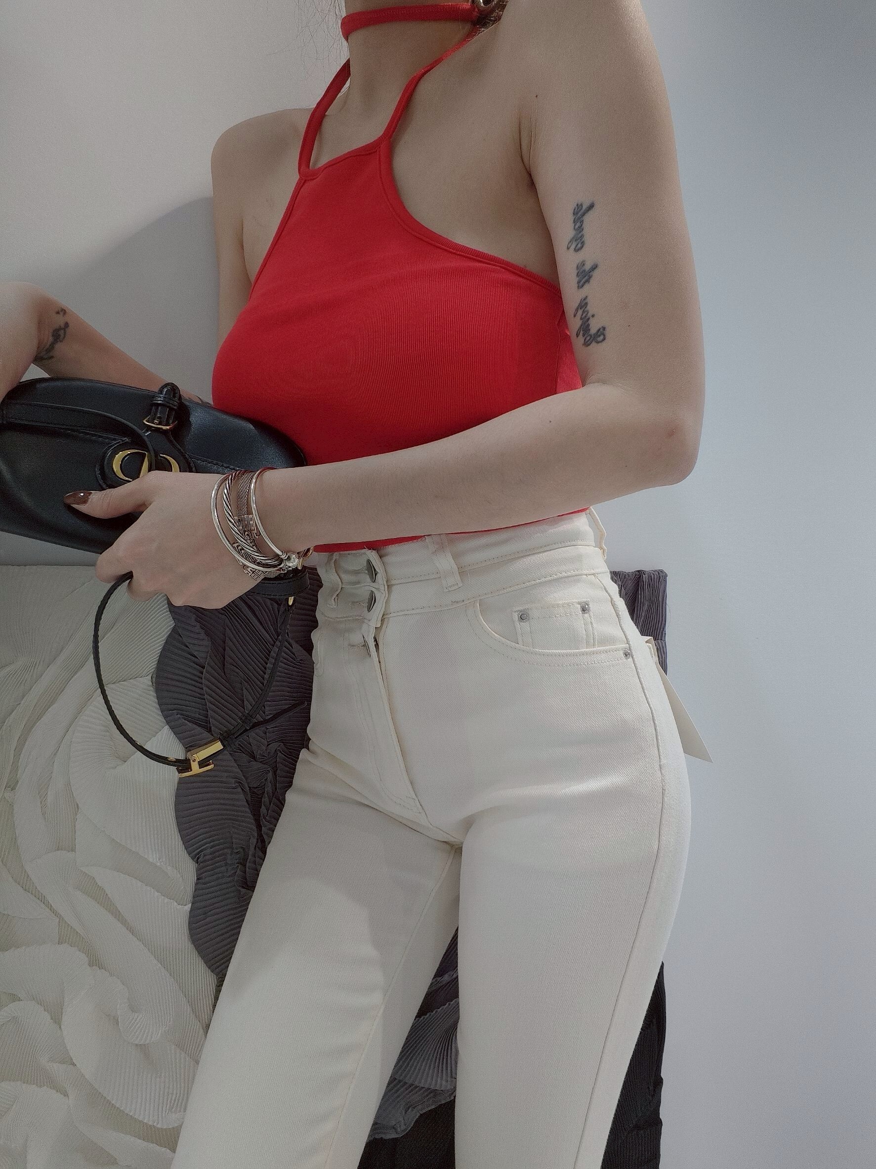 ｜20250402｜🔍FSY系列#10661三扣開叉舒胡小腳褲