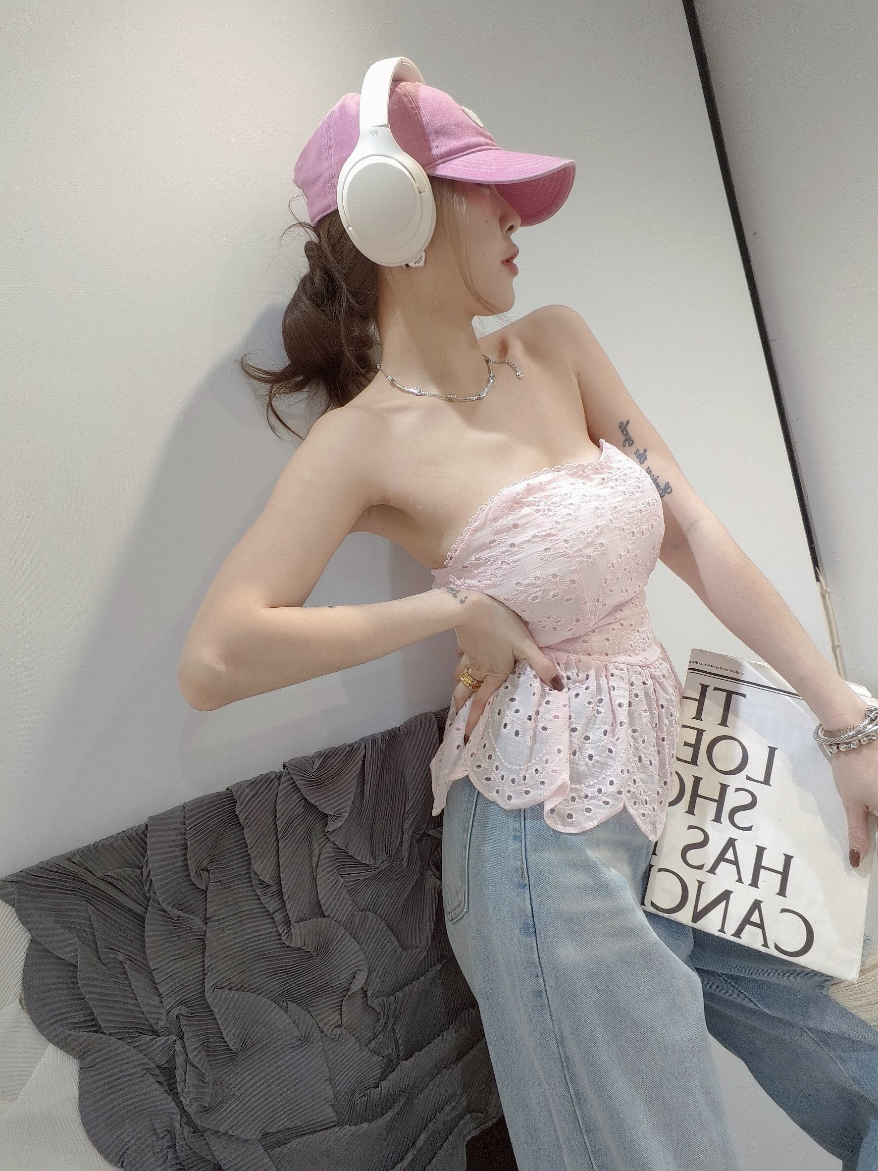 ｜20250406｜🔍上衣系列#9009精緻布蕾絲平口上衣