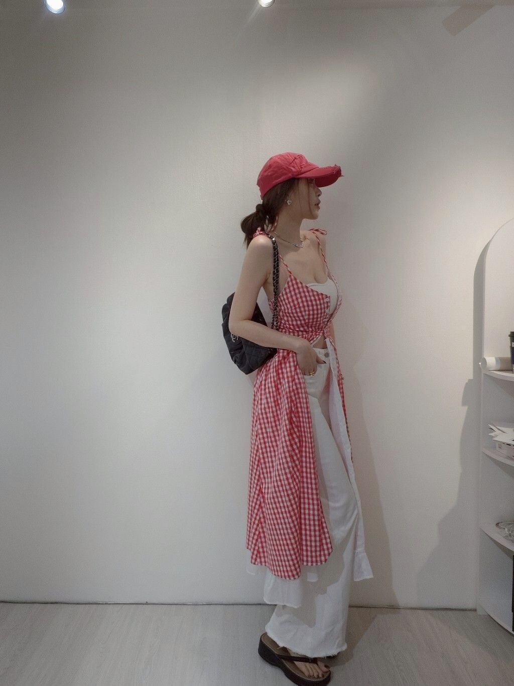 ｜20250406｜🔍長洋系列#9012韓姐格紋排扣洋 (2)