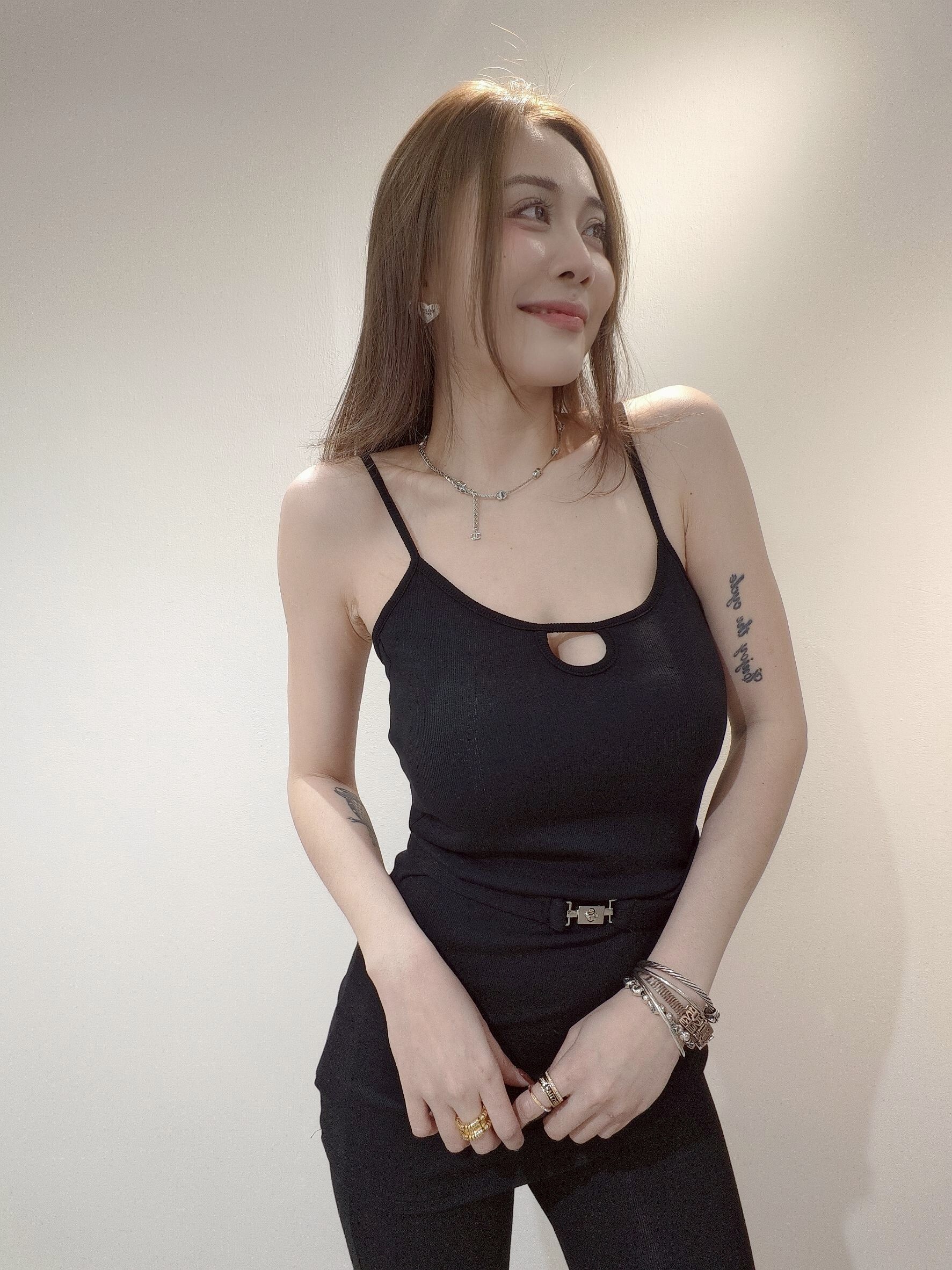 ｜20250406｜🔍套裝系列#9011細肩長版配喇叭褲贈腰帶 (7)