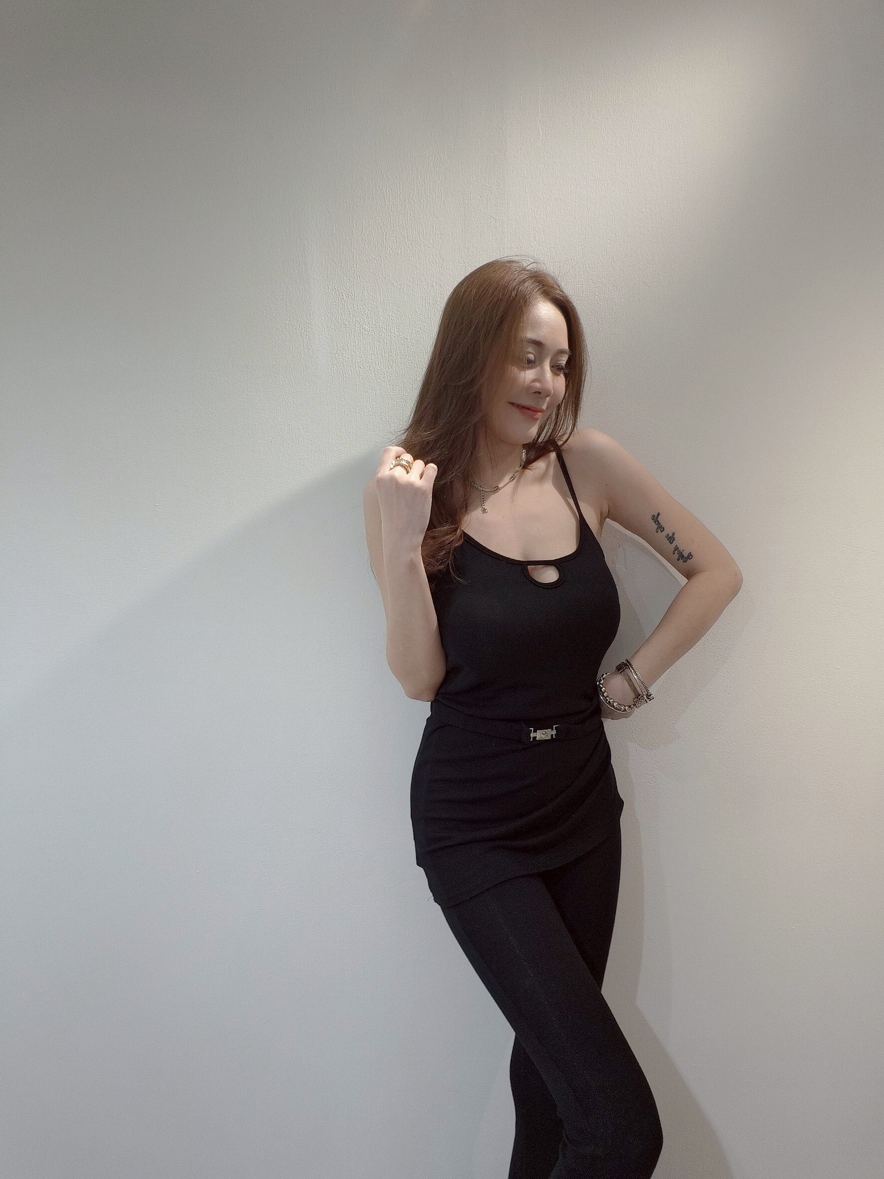 ｜20250406｜🔍套裝系列#9011細肩長版配喇叭褲贈腰帶 (8)