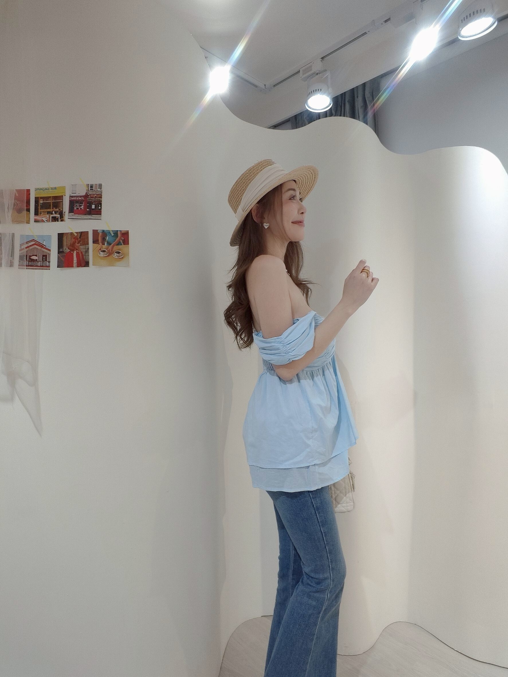 ｜20250406｜🔍上衣系列#9013韓版美胸傘狀上衣 (2)