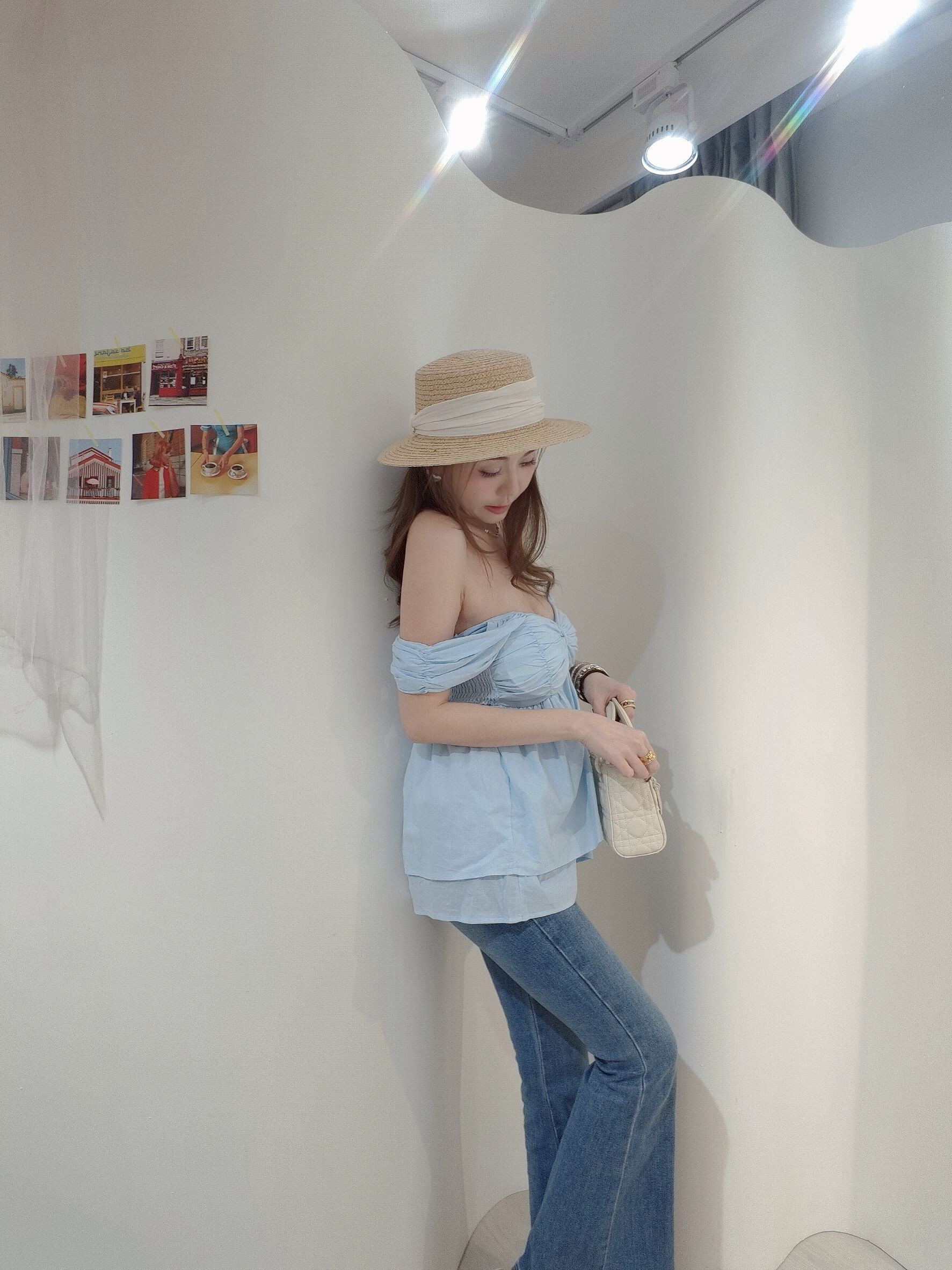 ｜20250406｜🔍上衣系列#9013韓版美胸傘狀上衣