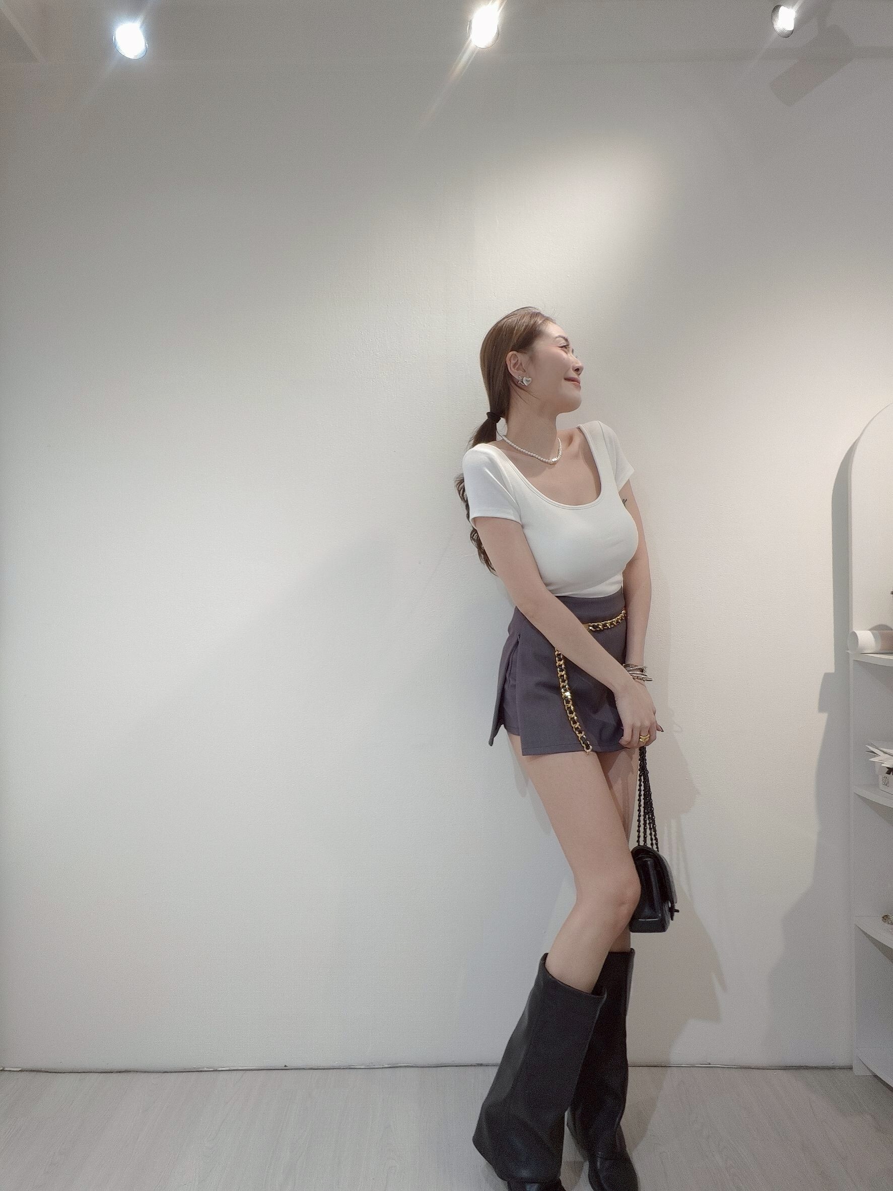 ｜20250406｜🔍短裙系列#73213包臀西料短裙