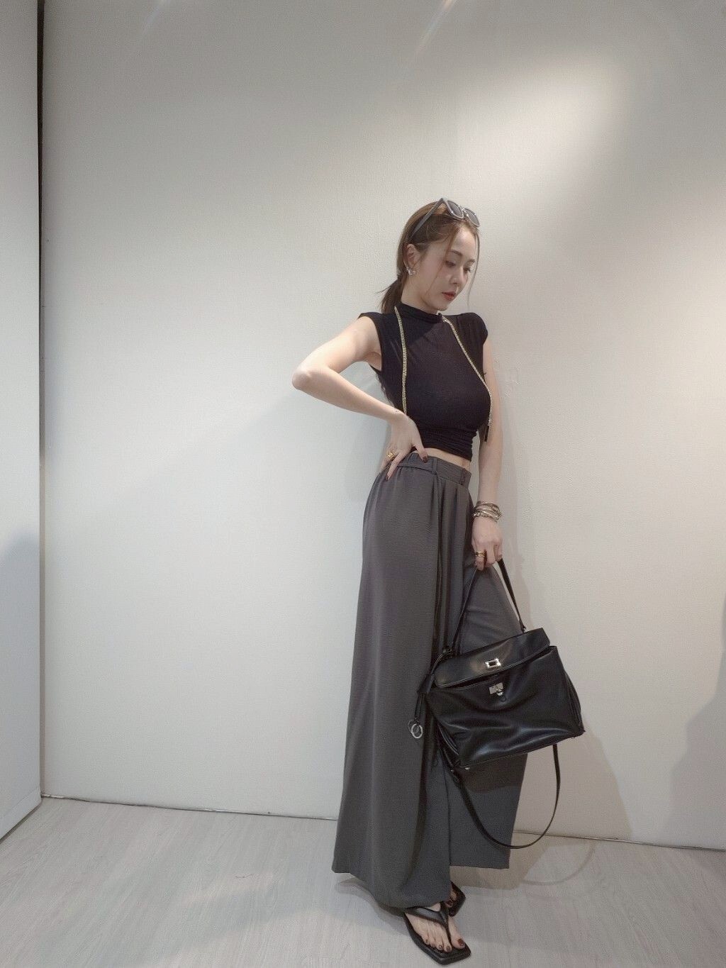 ｜20250406｜🔍長褲系列#860里肌紋涼感紡料寬褲 (6)