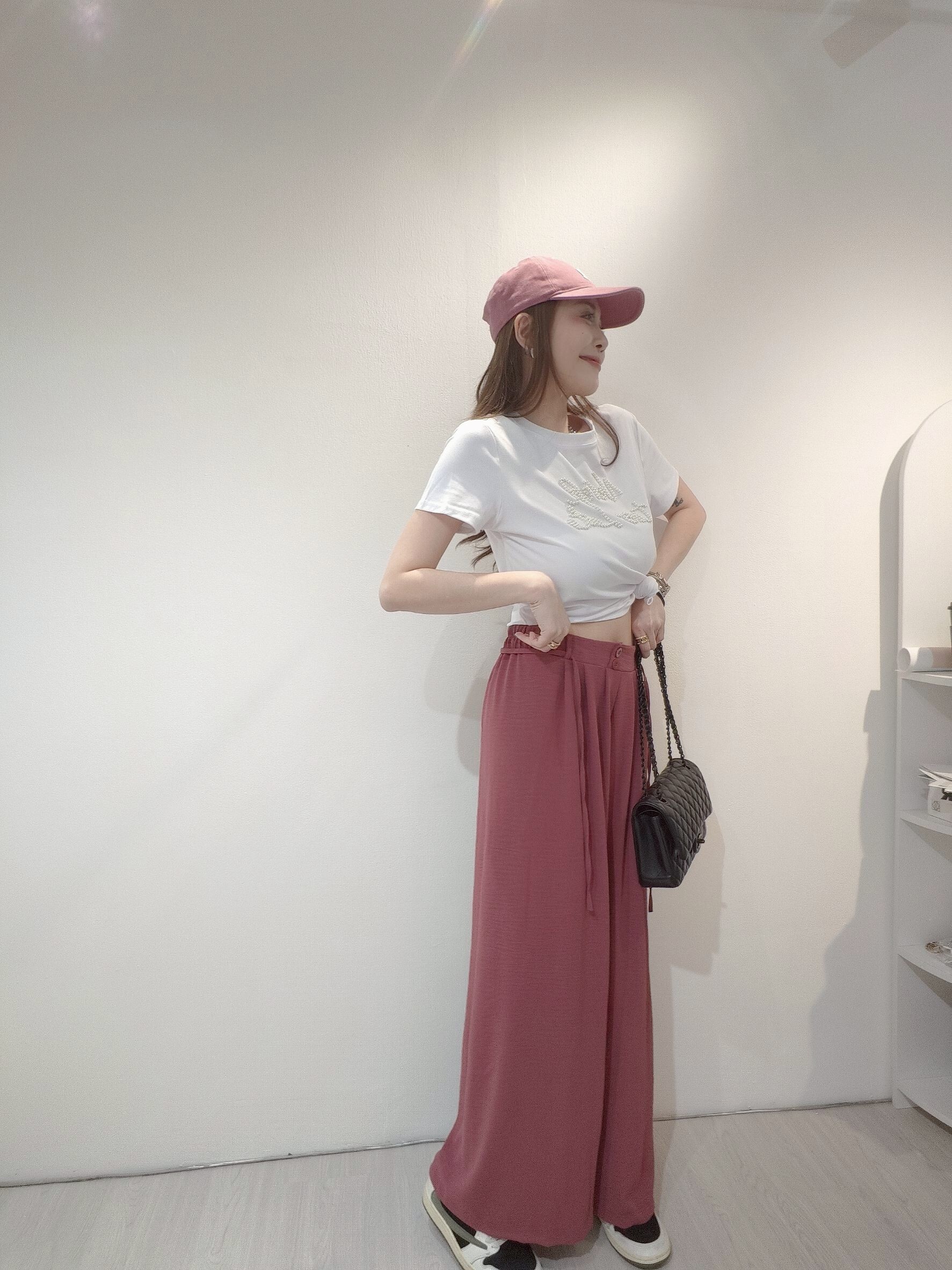 ｜20250406｜🔍長褲系列#860里肌紋涼感紡料寬褲