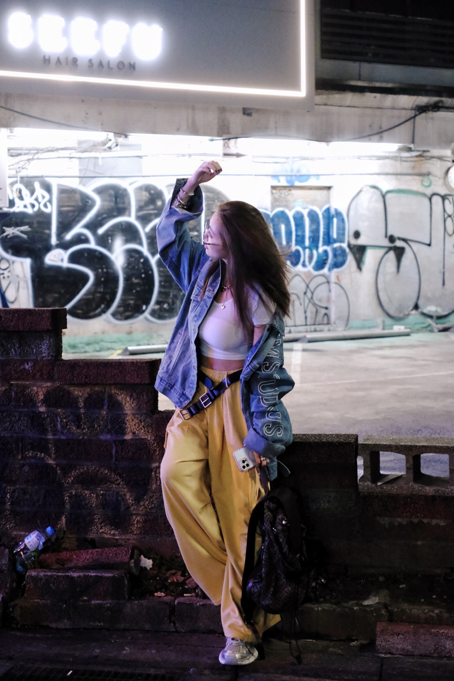 ｜20250408｜🔍外套系列#8023潮酷繡字牛仔外套 (2)