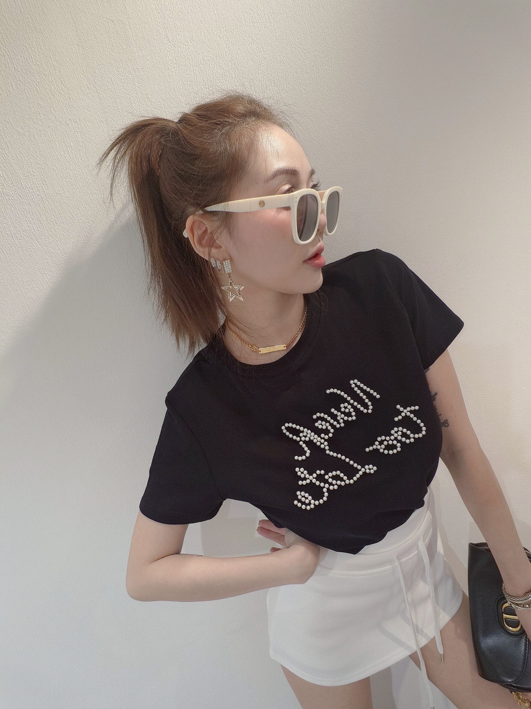 20250408｜🔍上衣系列#1223Never too late珍珠T